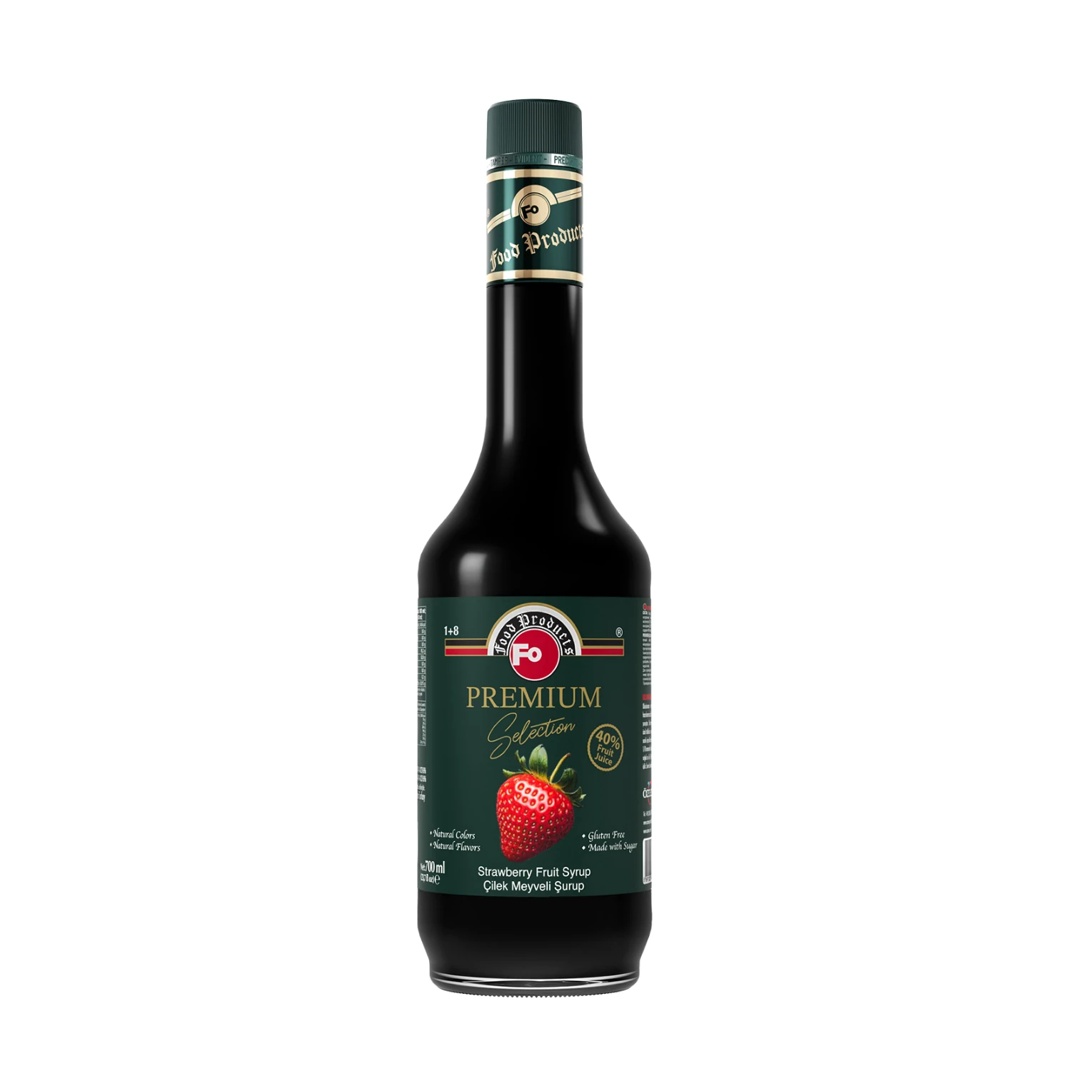 Çilek Meyveli Şurup - Premium 700 ml