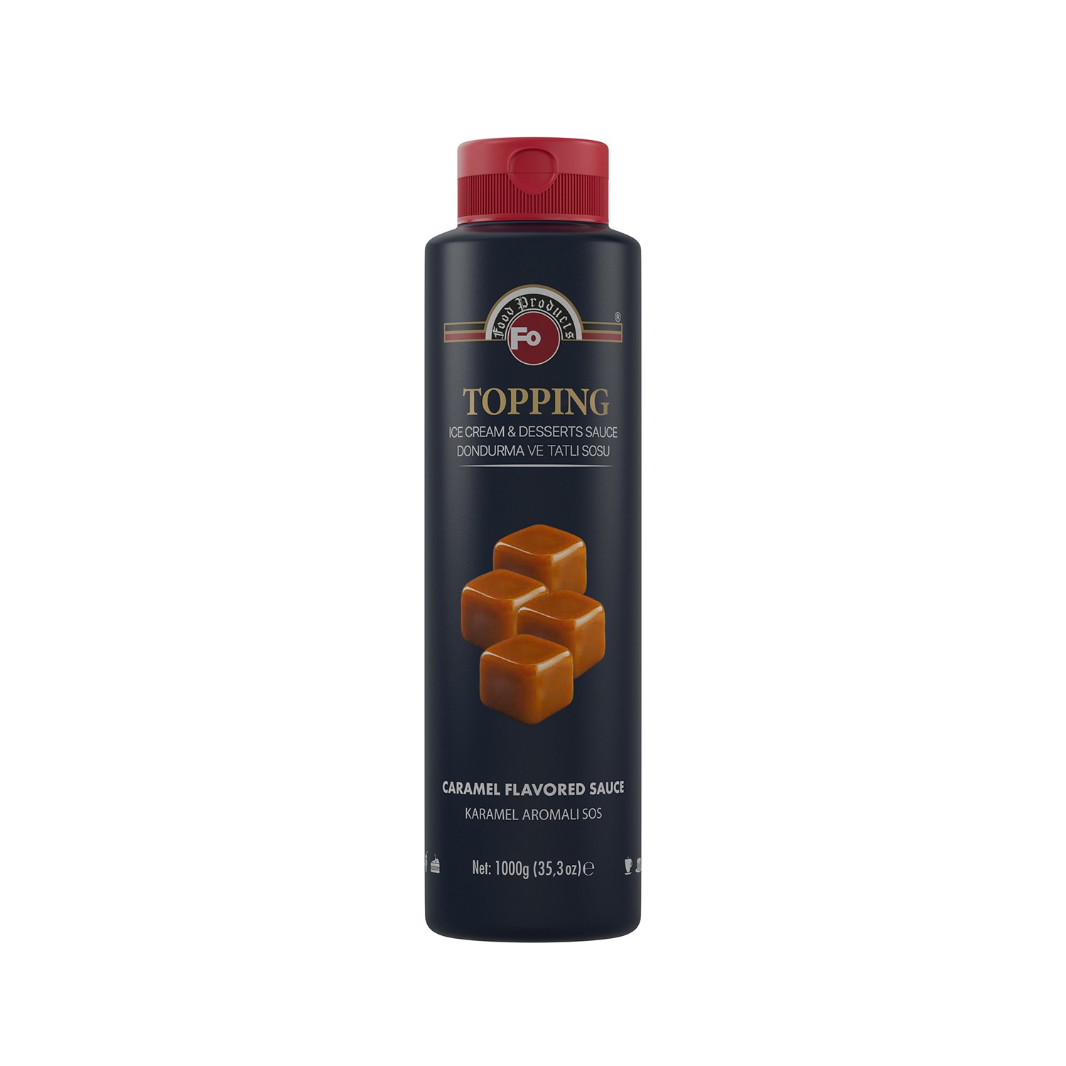 Karamel Aromalı Topping Dondurma Sosu 1 kg