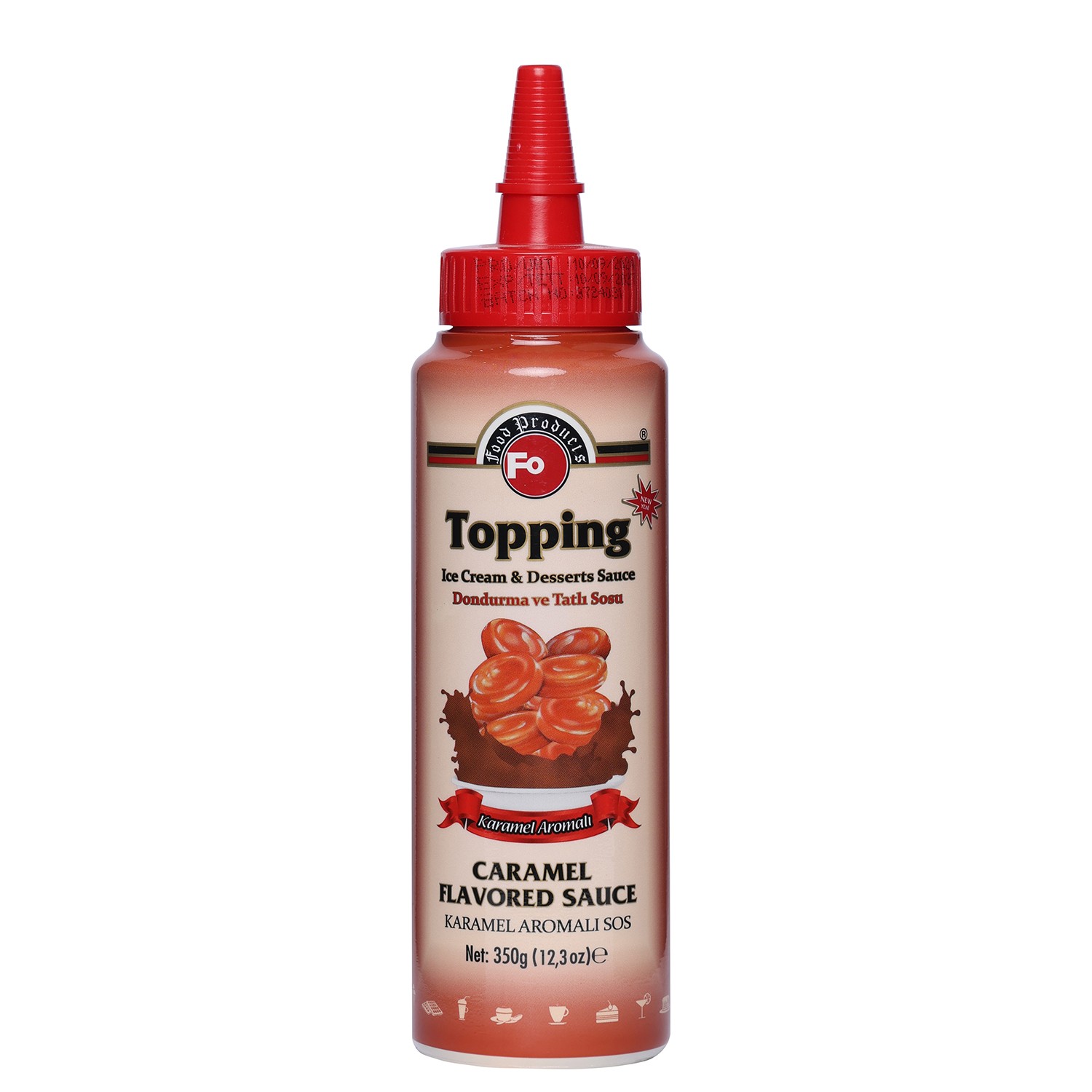 Karamel Aromalı Dondurma Sosu 350 gr