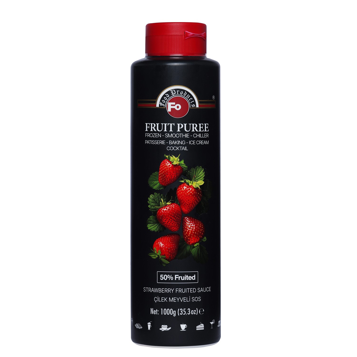 Çilek Meyveli Sos - Frozen 1 kg