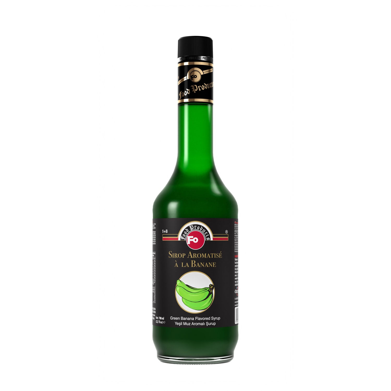 Yeşil Muz Aromalı Şurup 700 ml