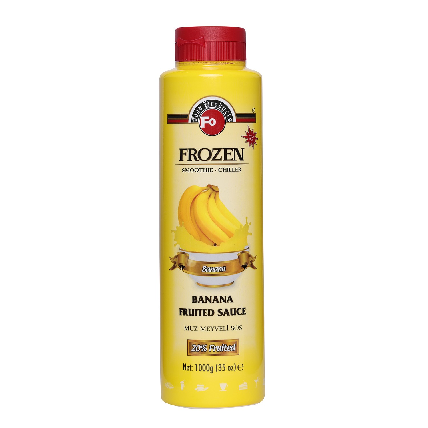 Muz Meyveli Sos - Frozen 1 kg