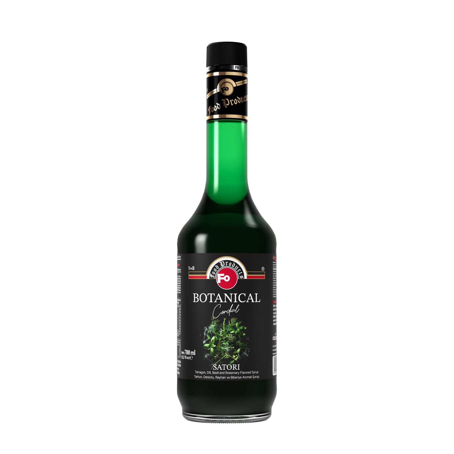 Tarhun, Dereotu, Reyhan ve Biberiye Aromalı Şurup - Satori 700 ml
