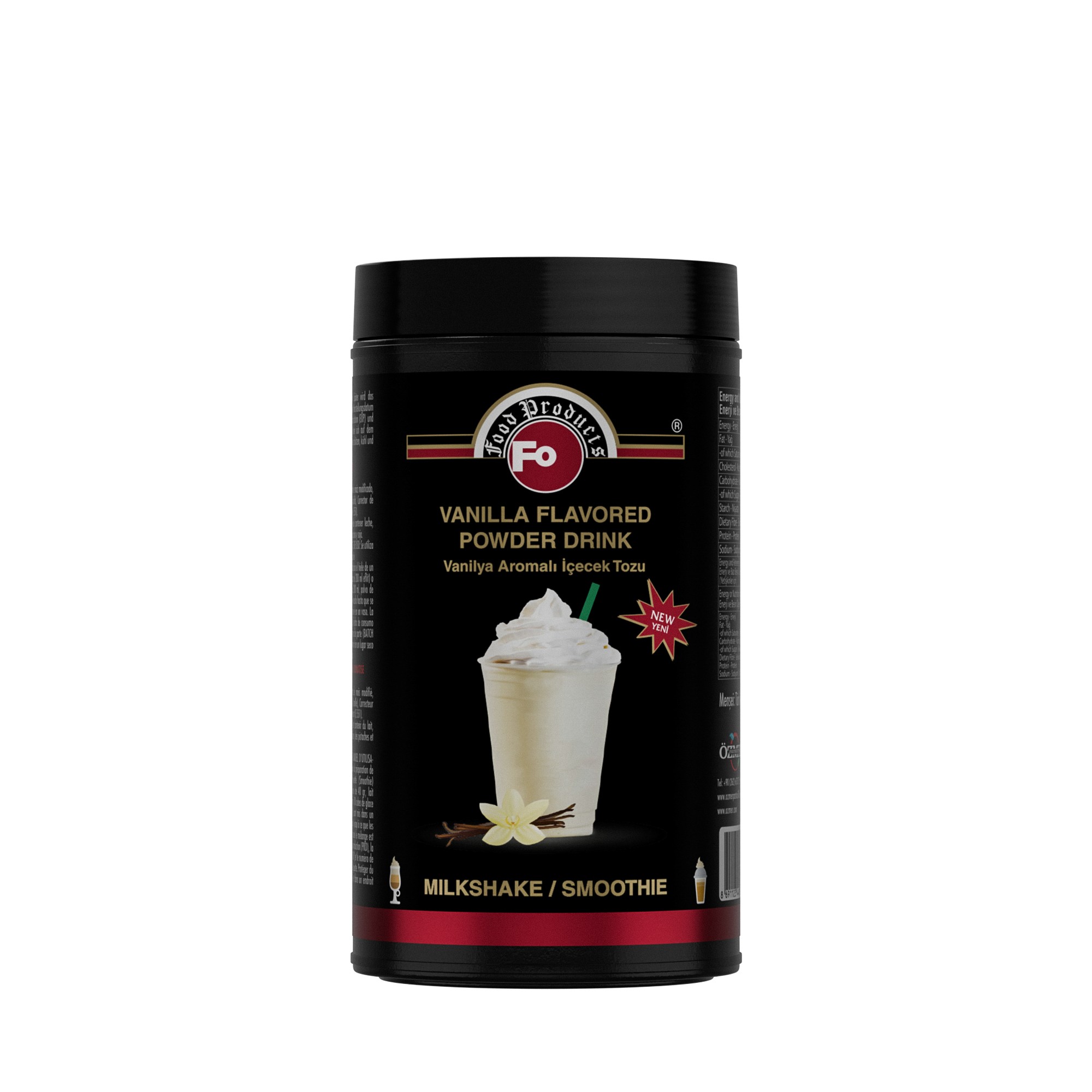 Vanilya Aromalı İçecek Tozu / Milkshake 1 kg