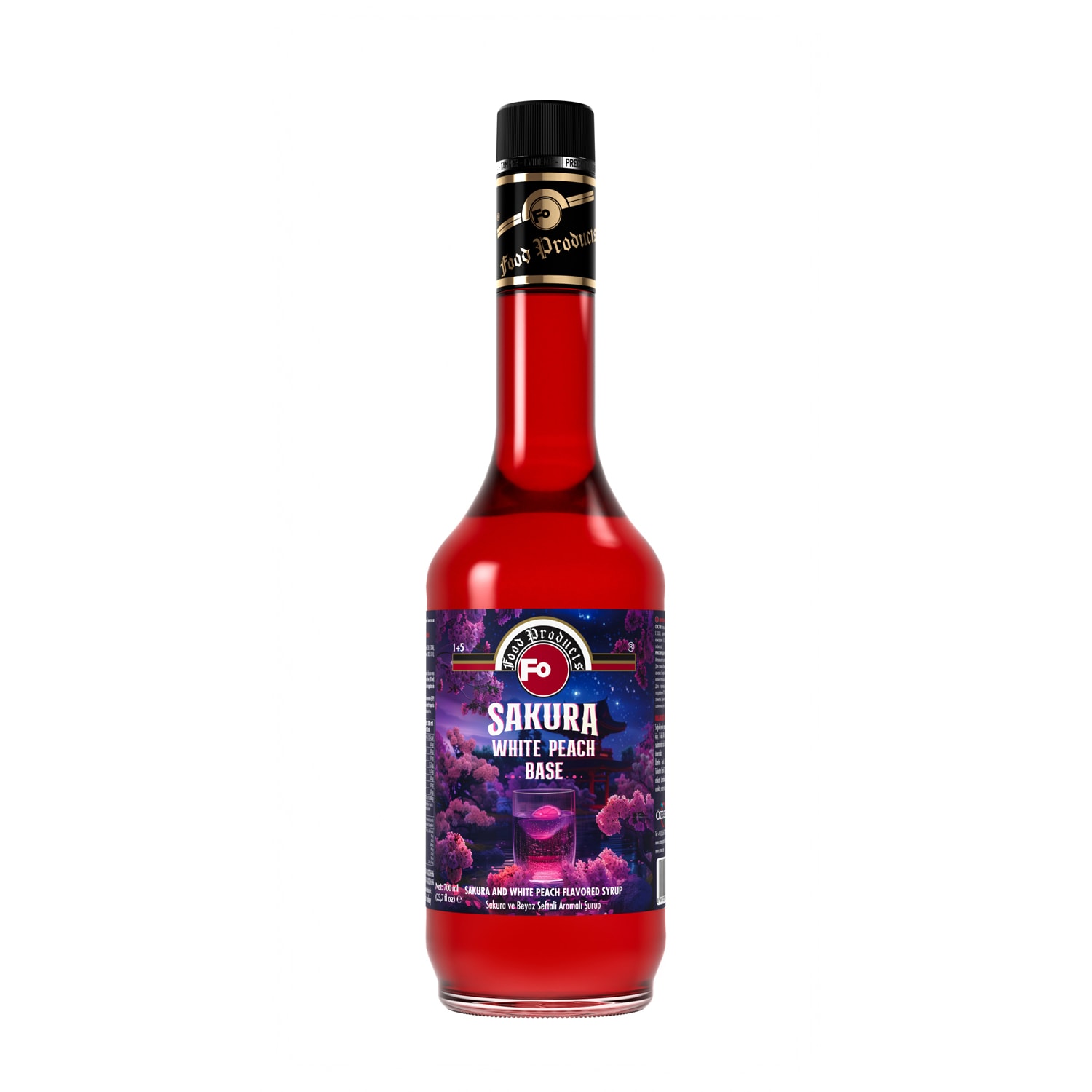 Sakura ve Beyaz Şeftali Aromalı Baz Şurup 700 ml