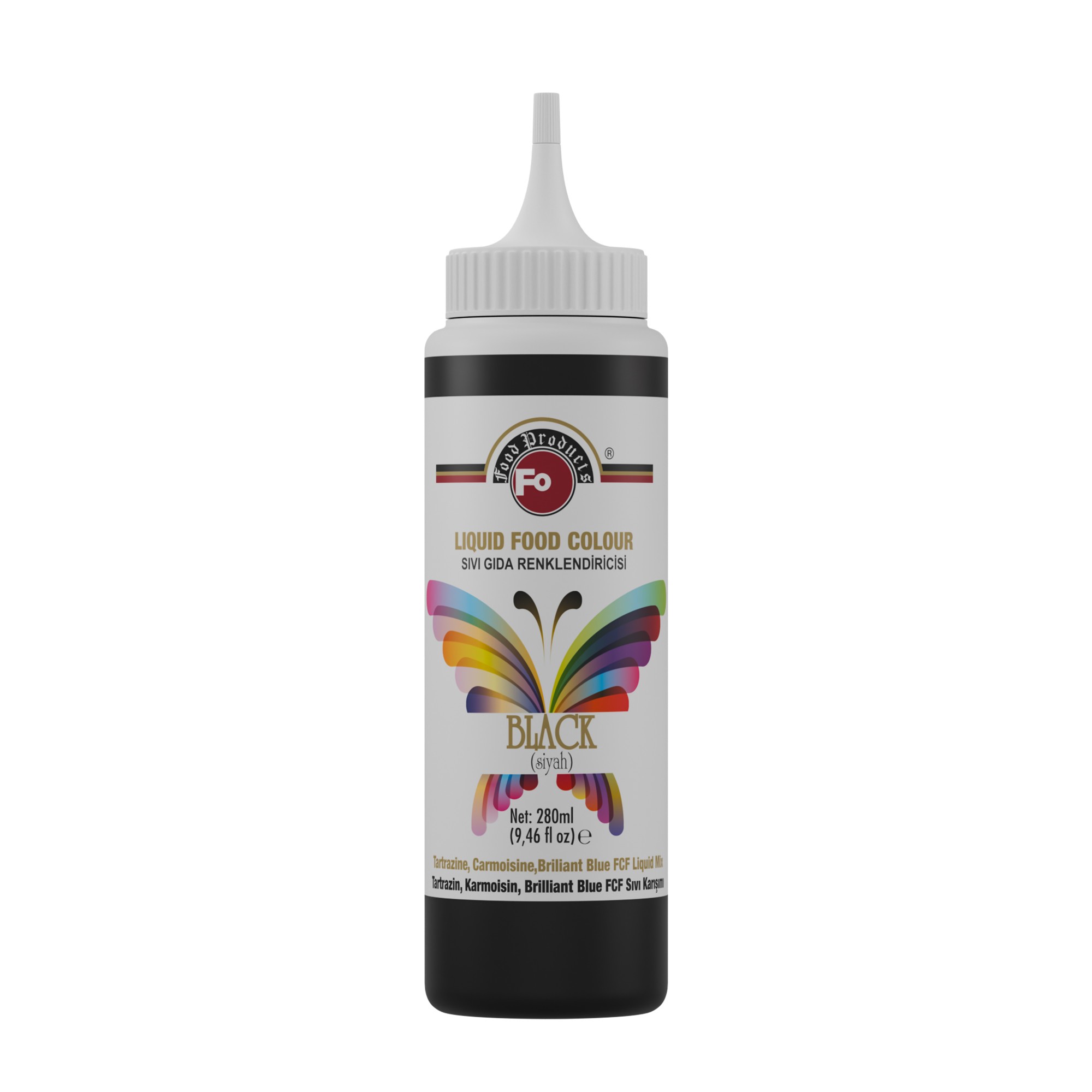 Siyah Sıvı Gıda Boyası 280 ml