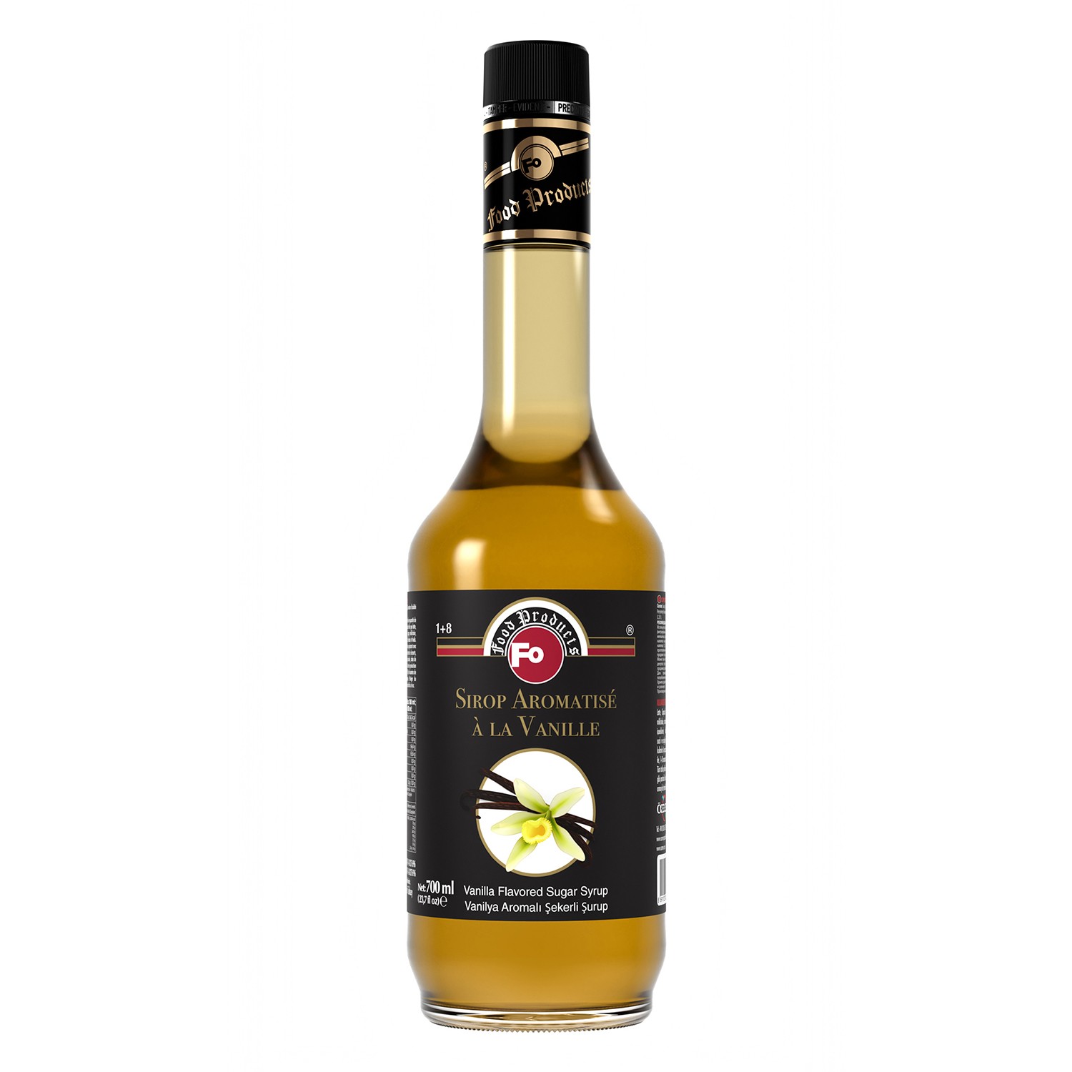 Vanilya Aromalı Kahve Şurubu - Şekerli 700 ml