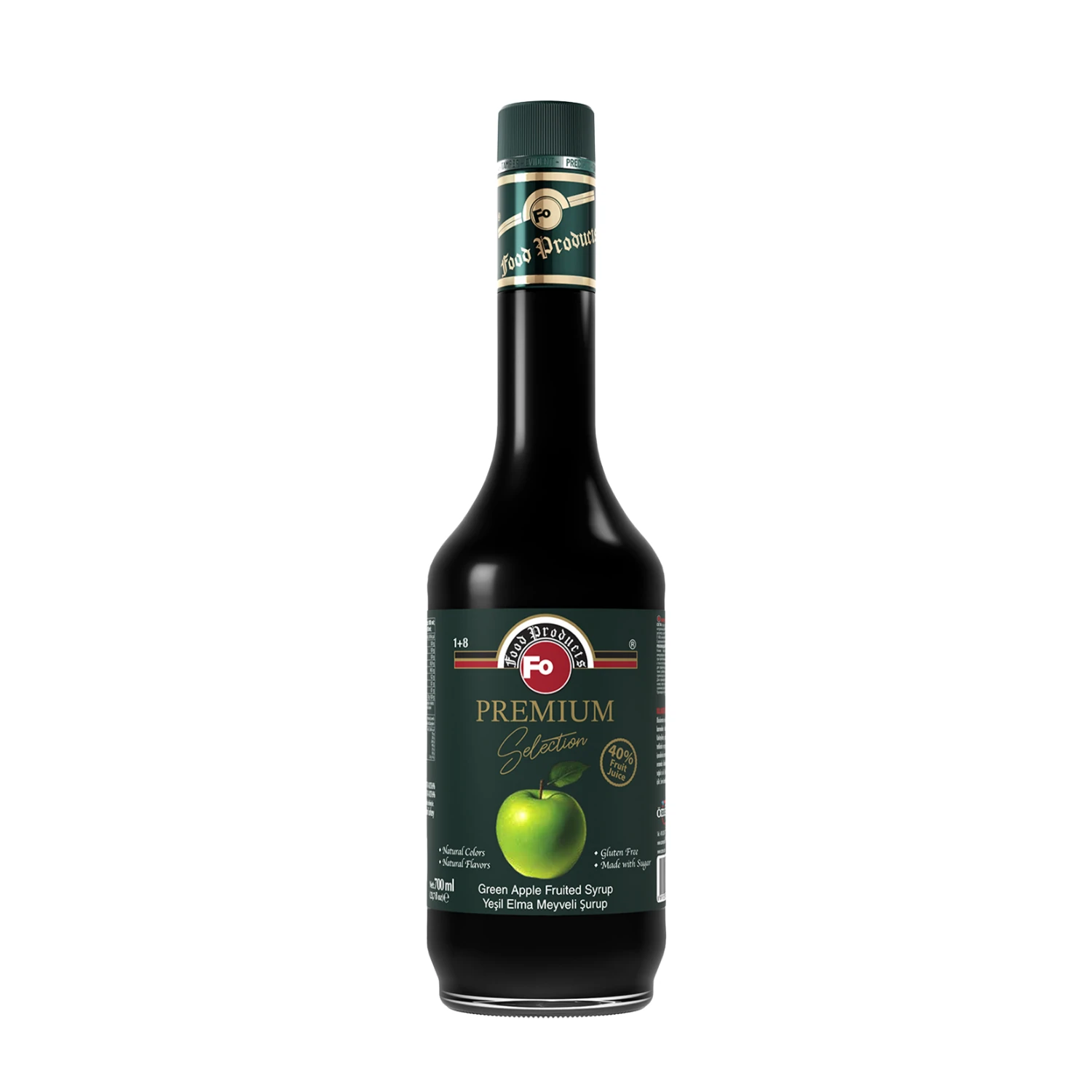 芙蓉ページ Yeşil Elma Meyveli Şurup – Premium 700 ml | FO | ₺ 555.50