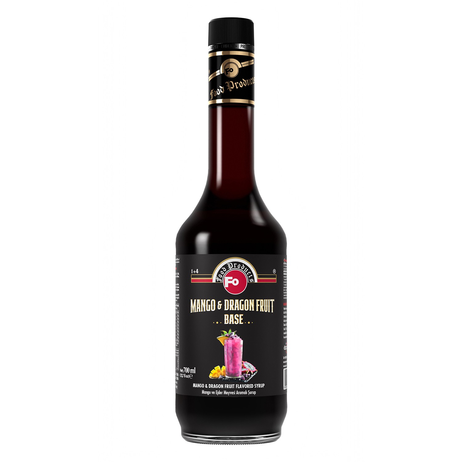 Mango ve Ejder Meyvesi Aromalı Baz Şurup 700 ml