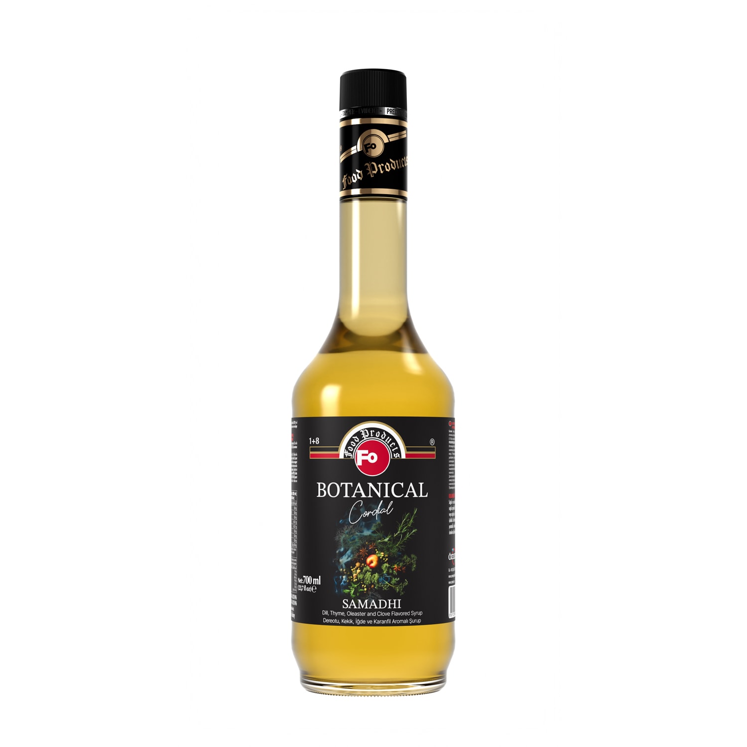 Dereotu, Kekik, İğde ve Karanfil Aromalı Şurup - Samadhi 700 ml