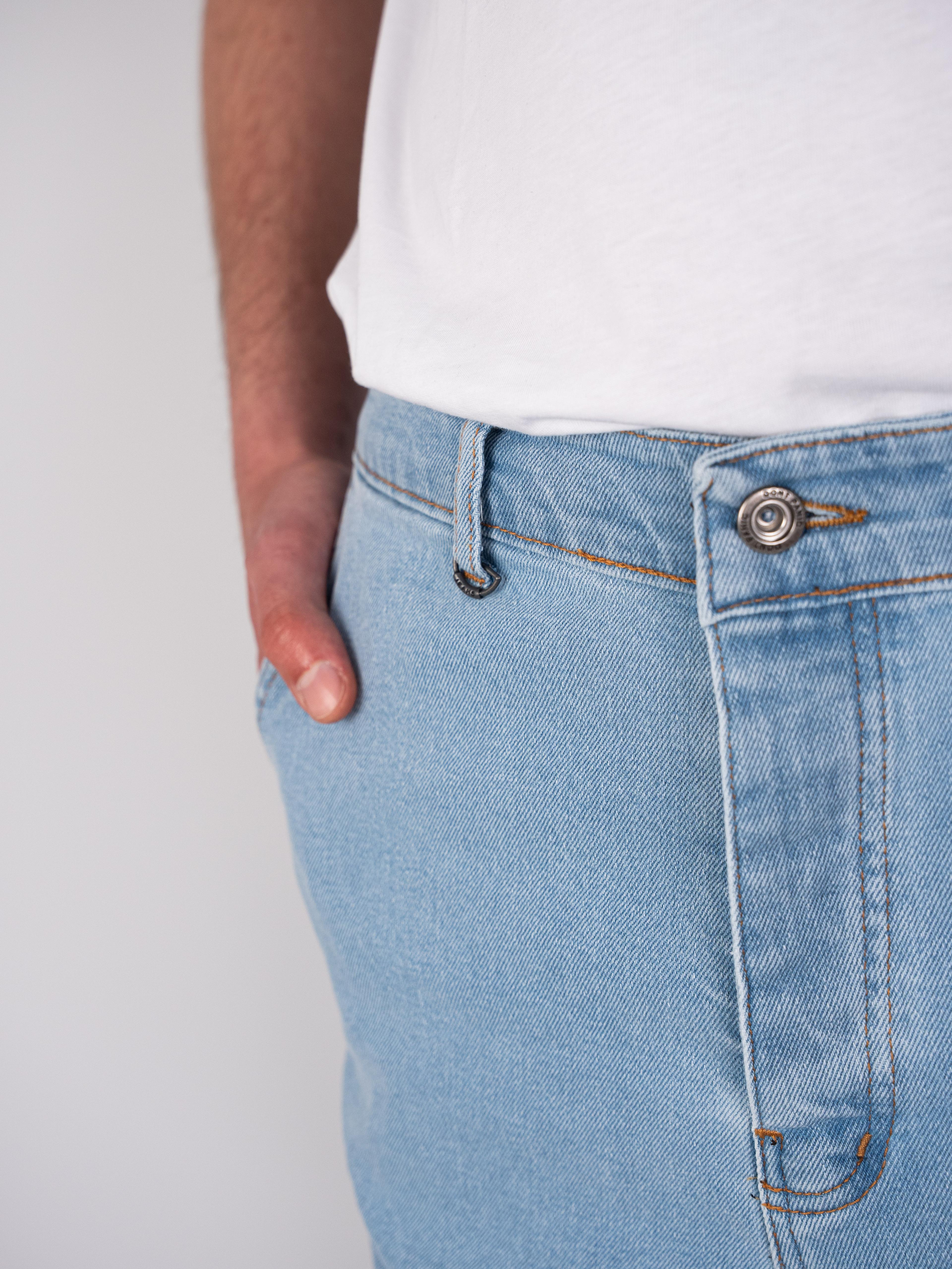  Boyfrend Buz Mavisi Paçası Lastikli Jean
