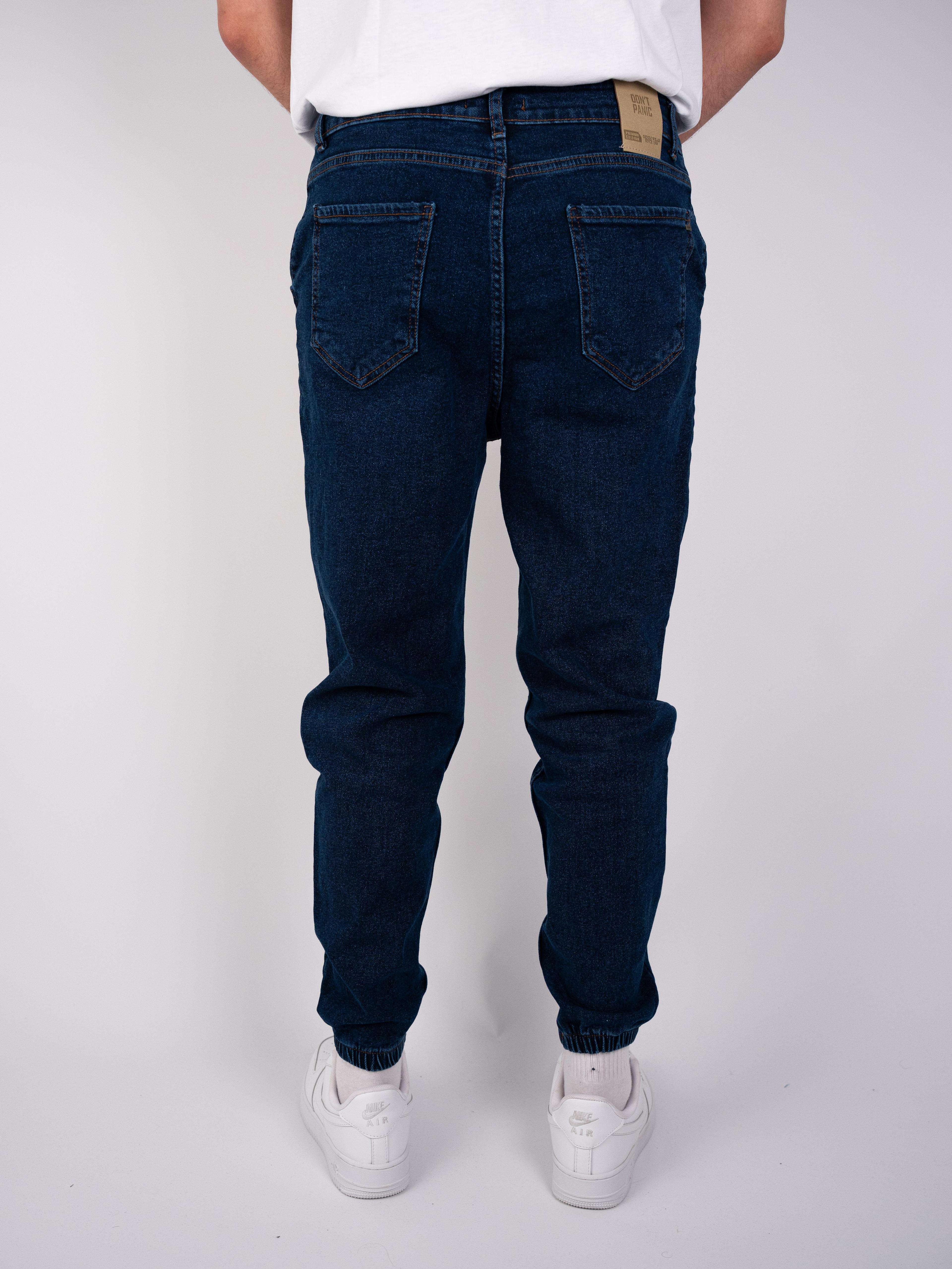 Lastikli Bilek Boyfriend Lacivert Jean