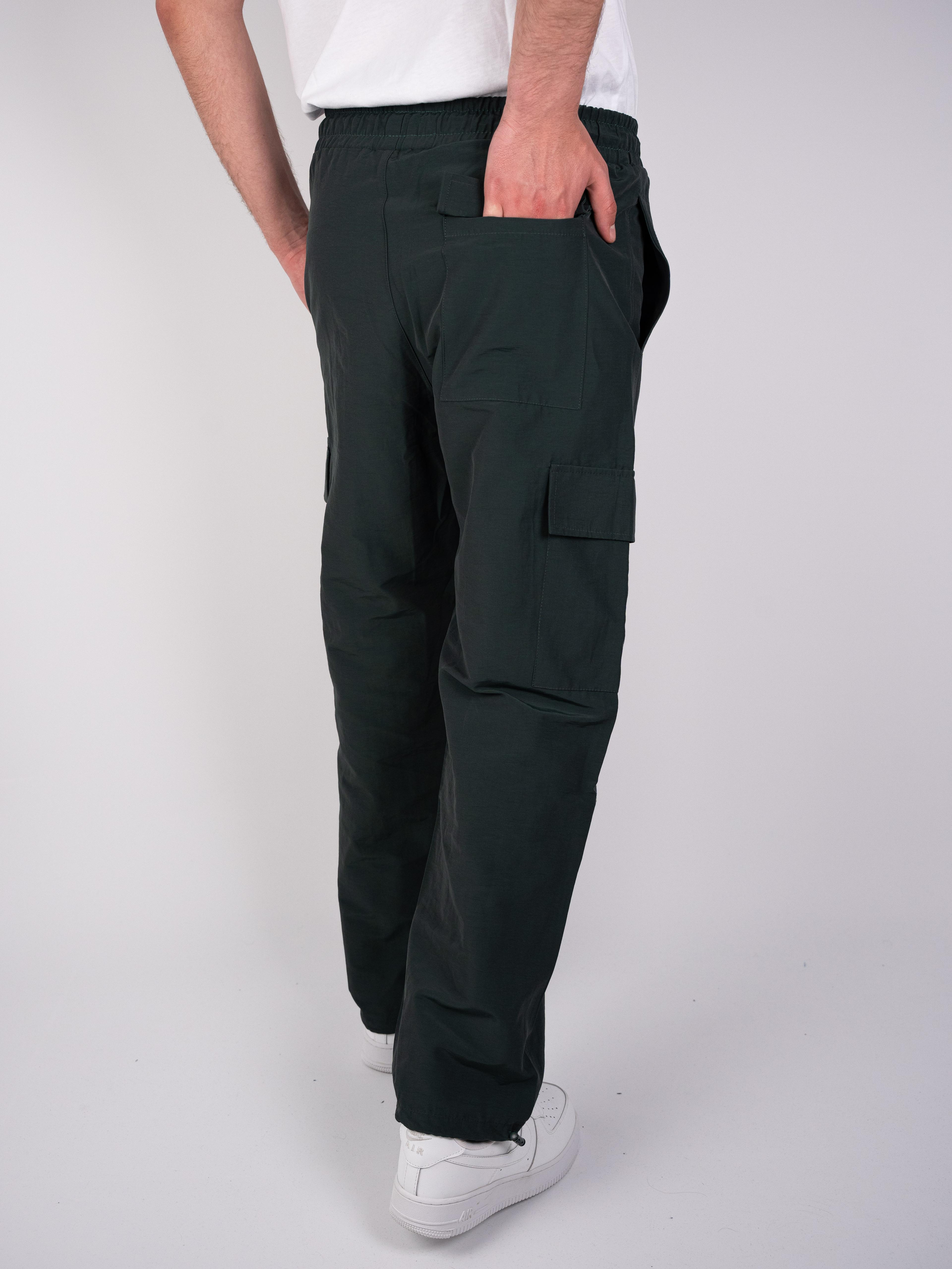 Paraşüt Kargo Cepli Yeşil Pantolon