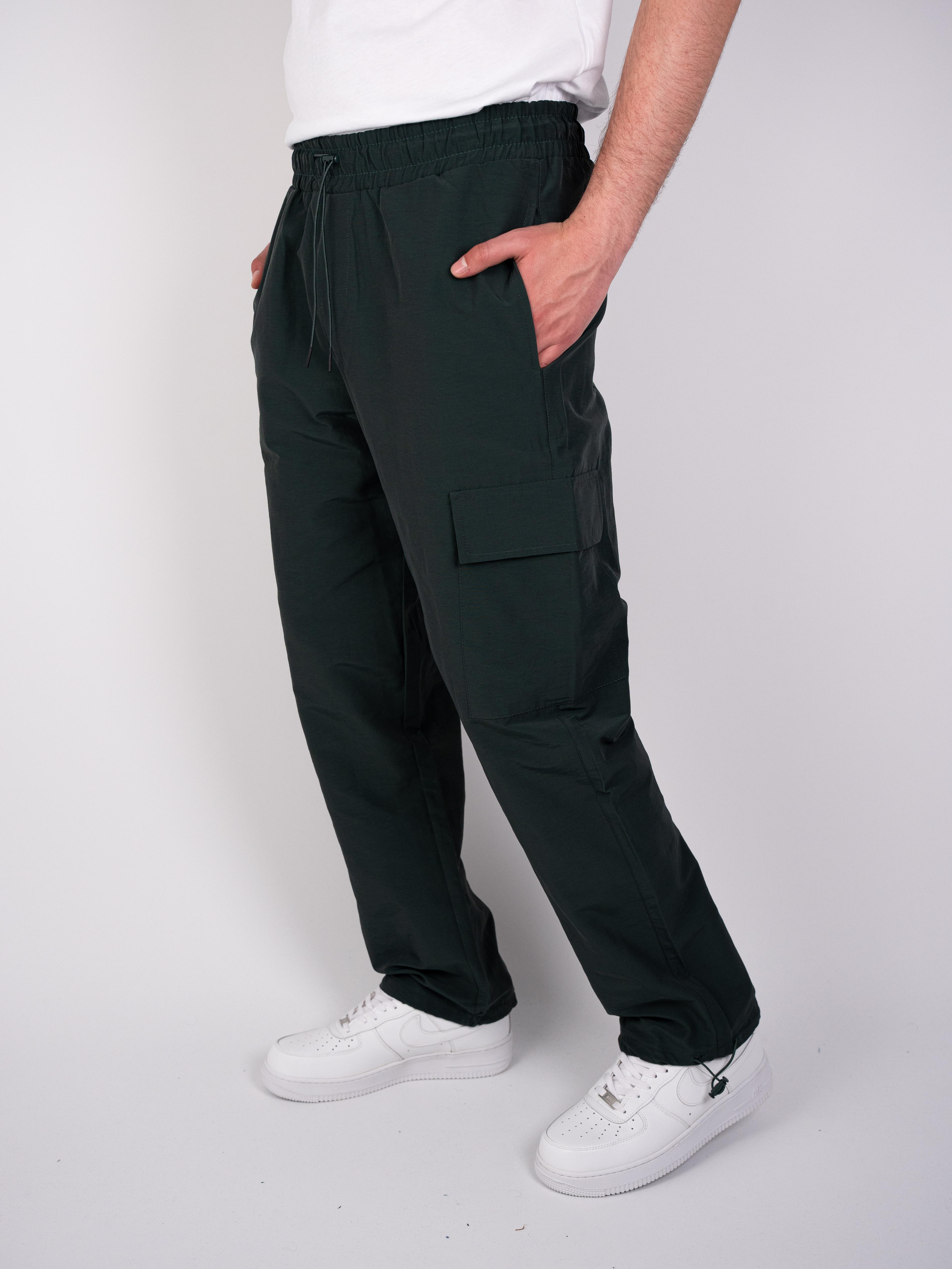 Paraşüt Kargo Cepli Yeşil Pantolon