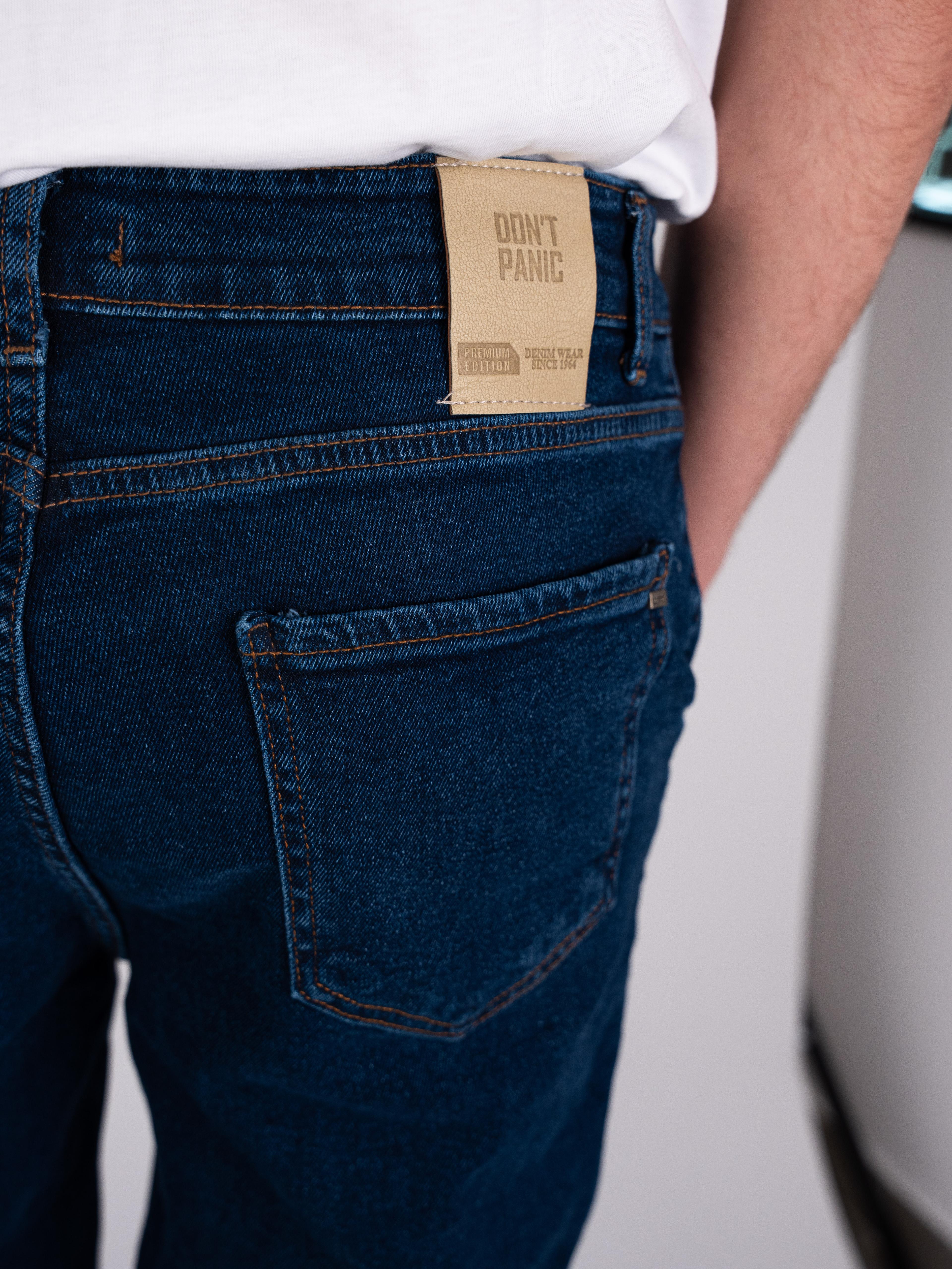 Lastikli Bilek Boyfriend Lacivert Jean
