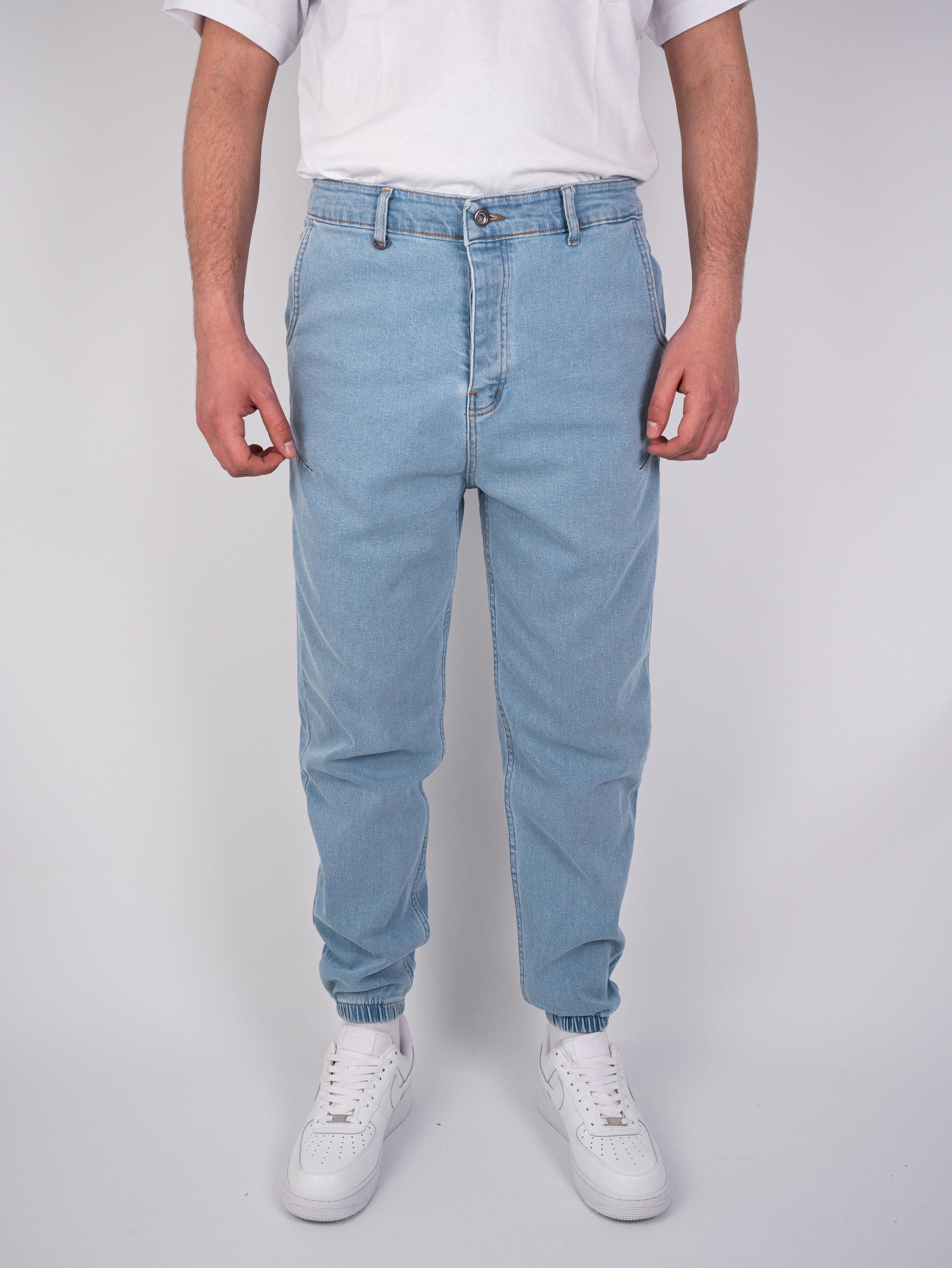  Boyfrend Buz Mavisi Paçası Lastikli Jean