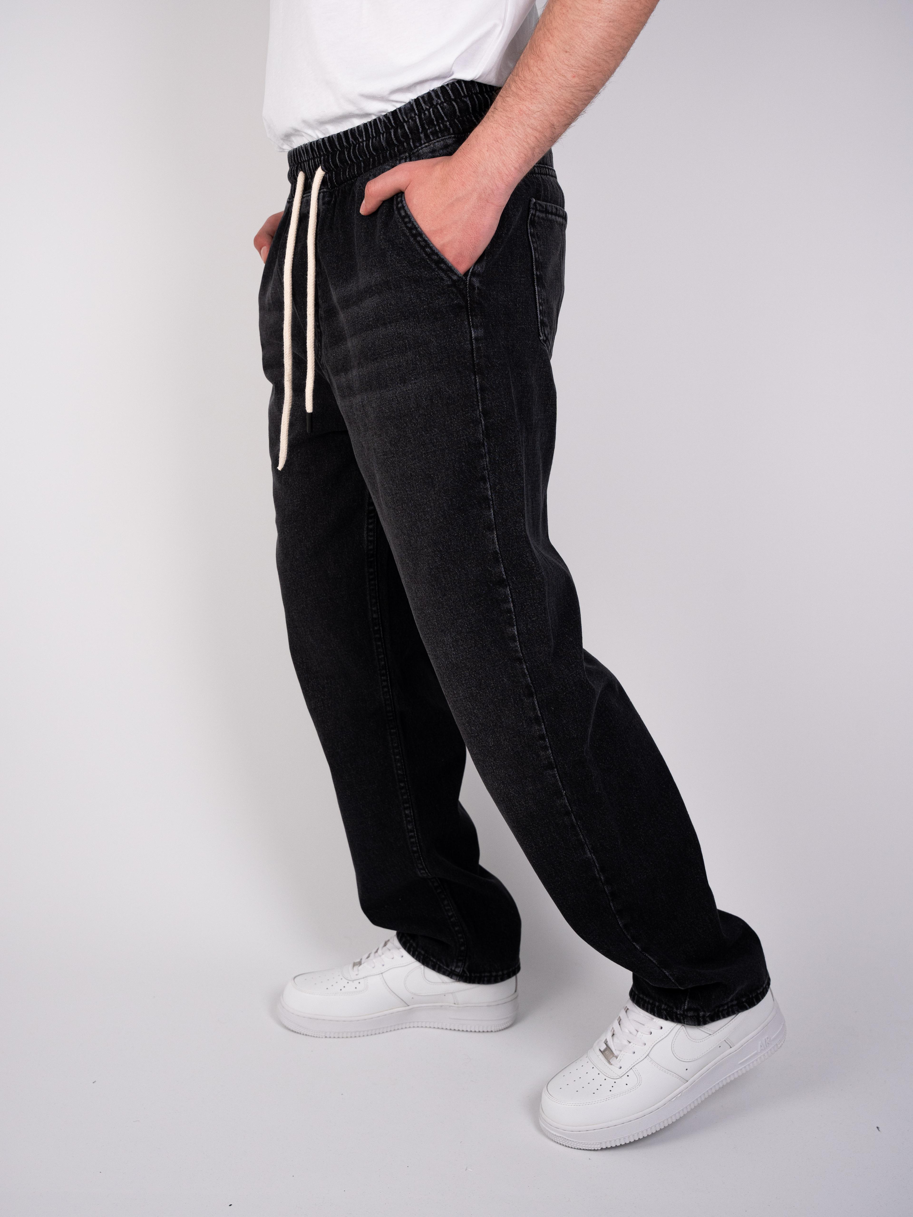 Baggy Beli Lastikli Pantolon