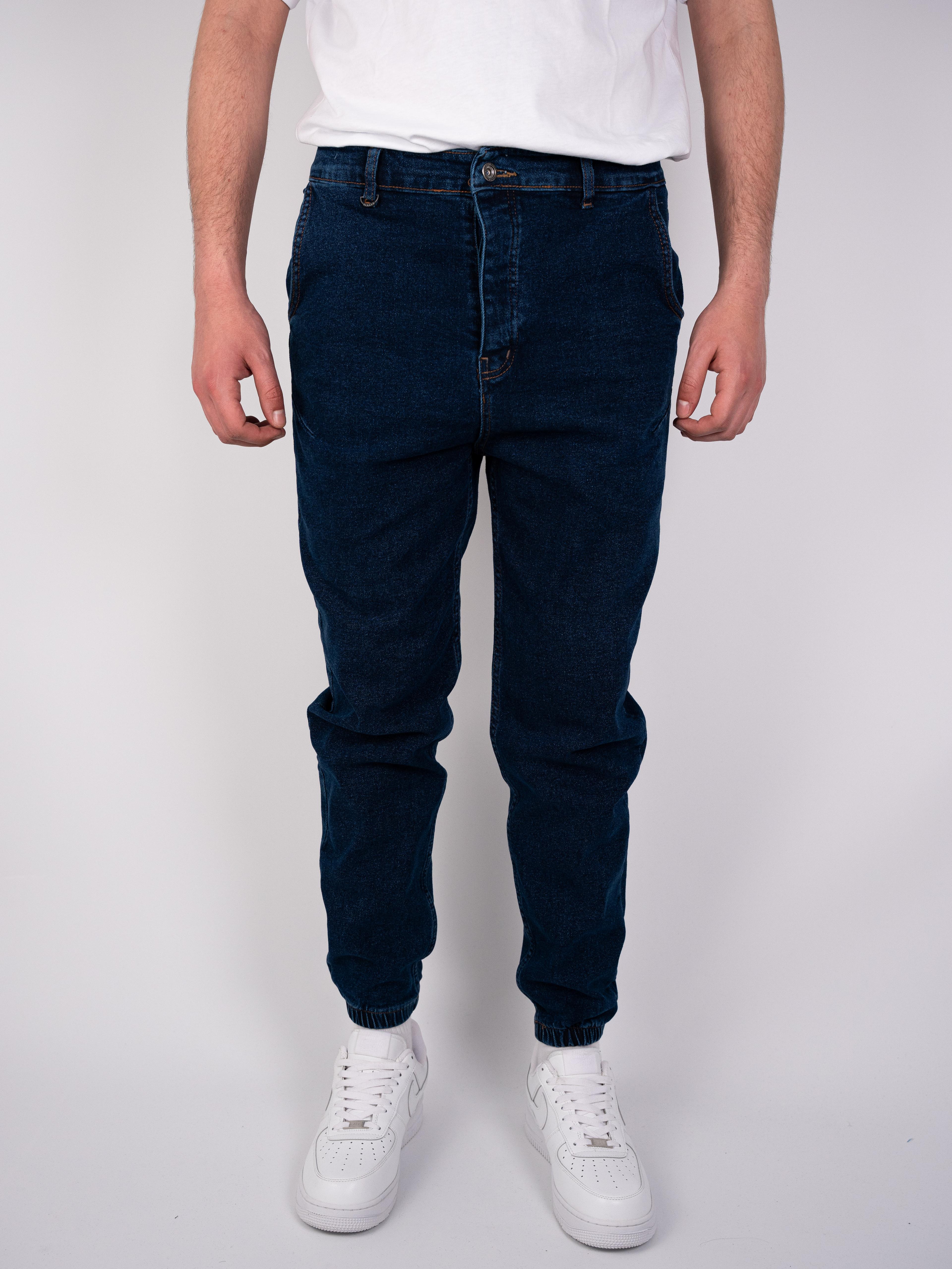 Lastikli Bilek Boyfriend Lacivert Jean