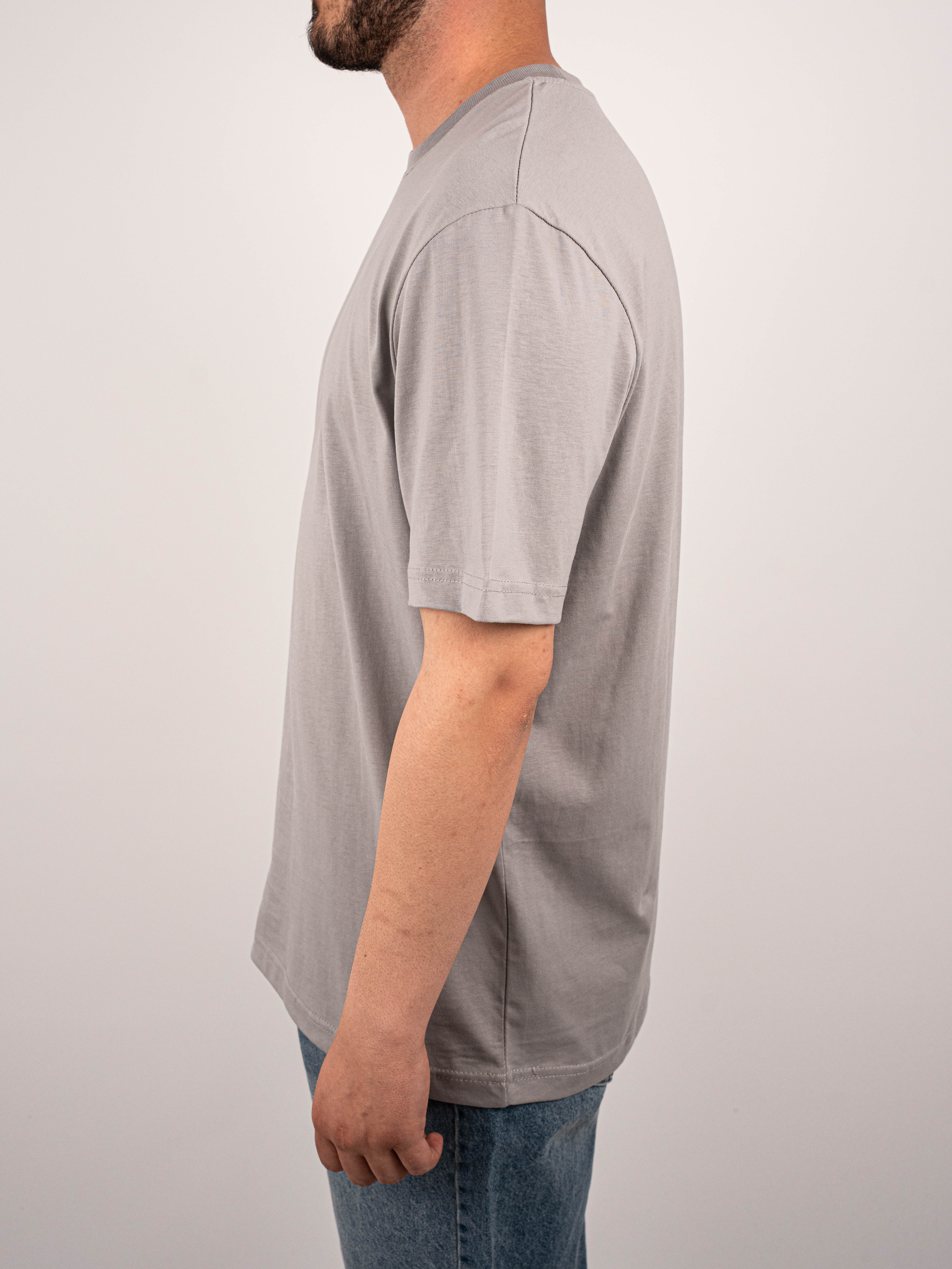 Gri Oversize Tişört