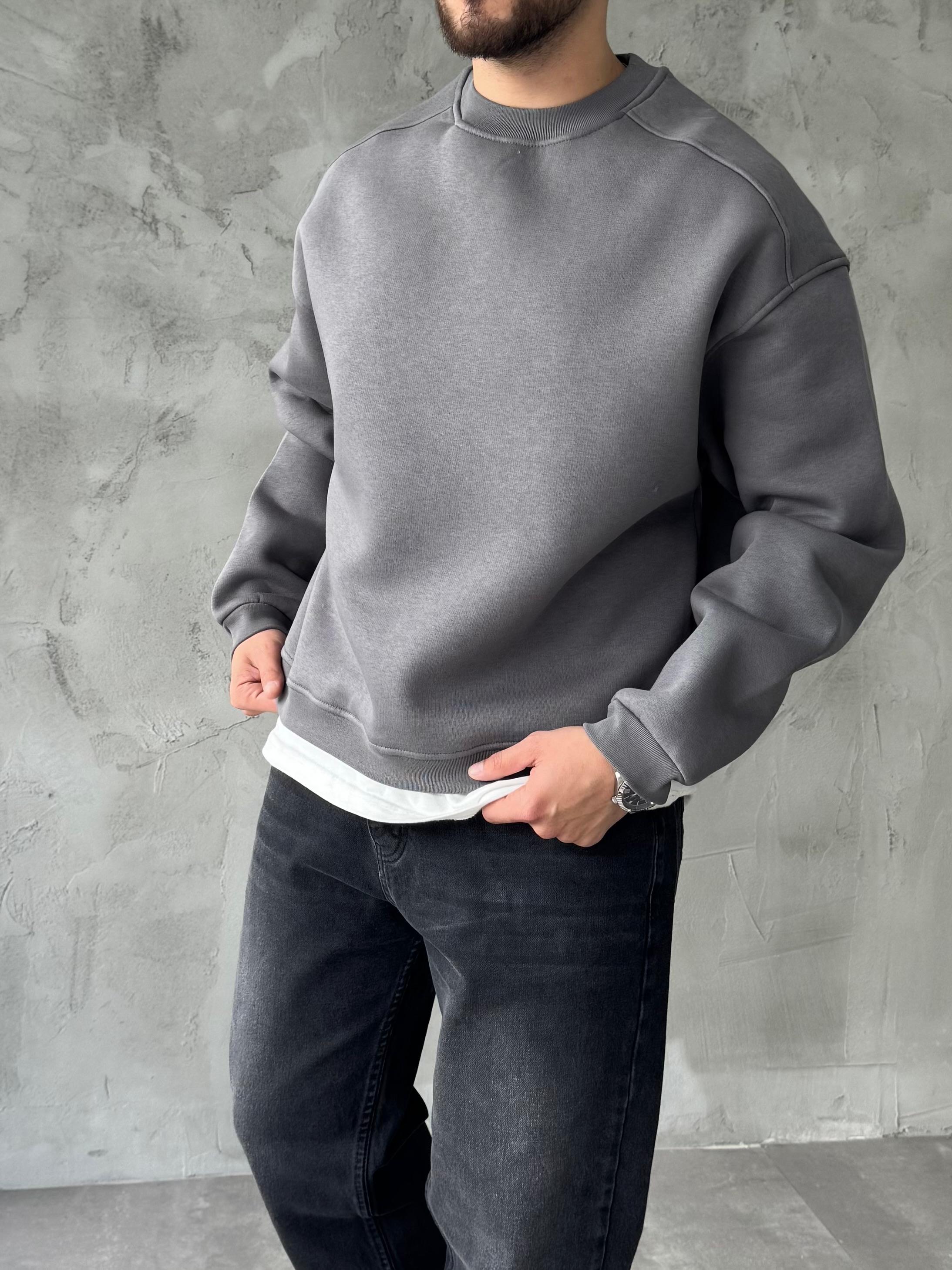 Füme Basic Oversize Premium Sweatshirt