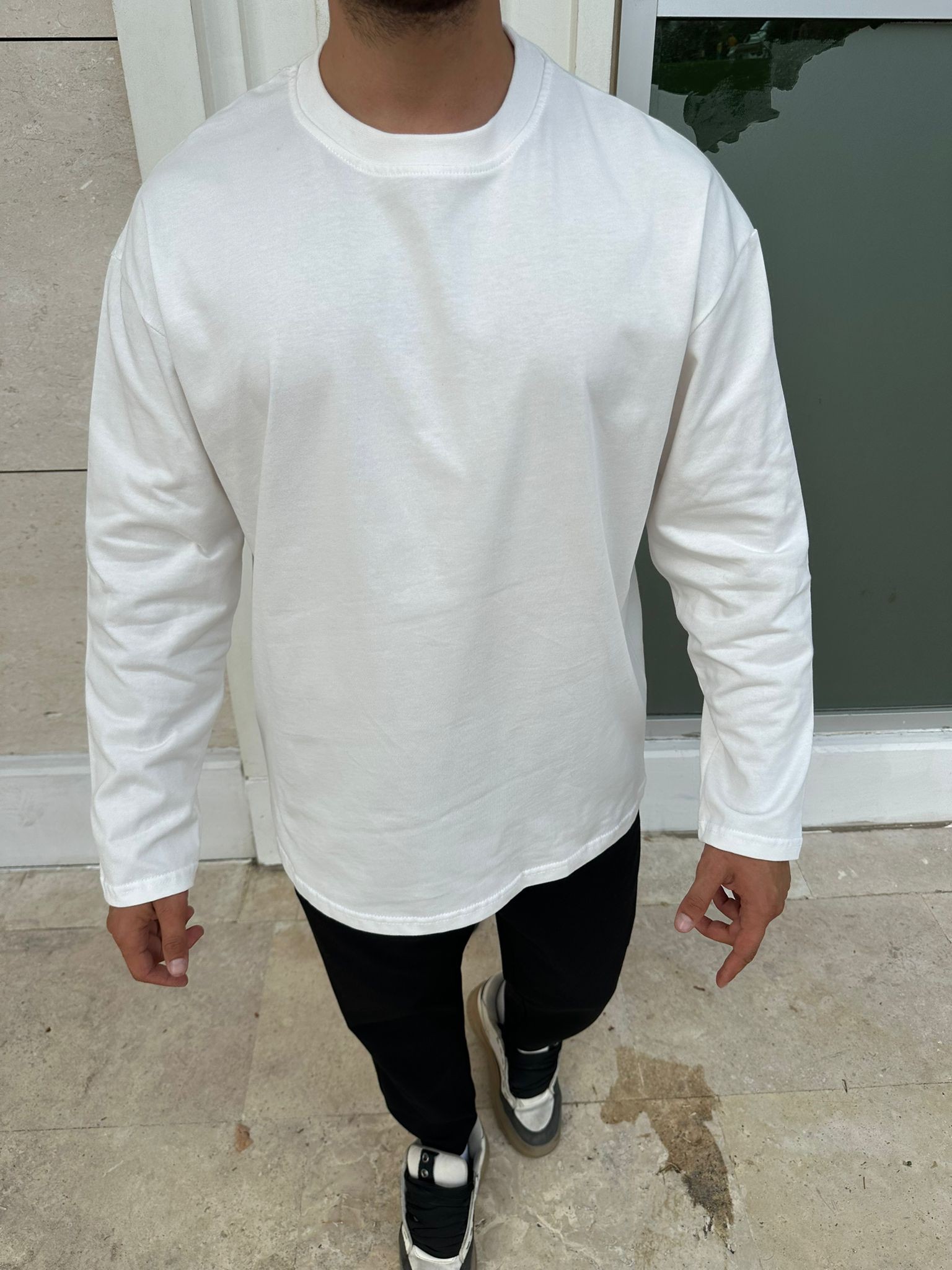 UZUN KOLLU BASIC SWEATSHIRT