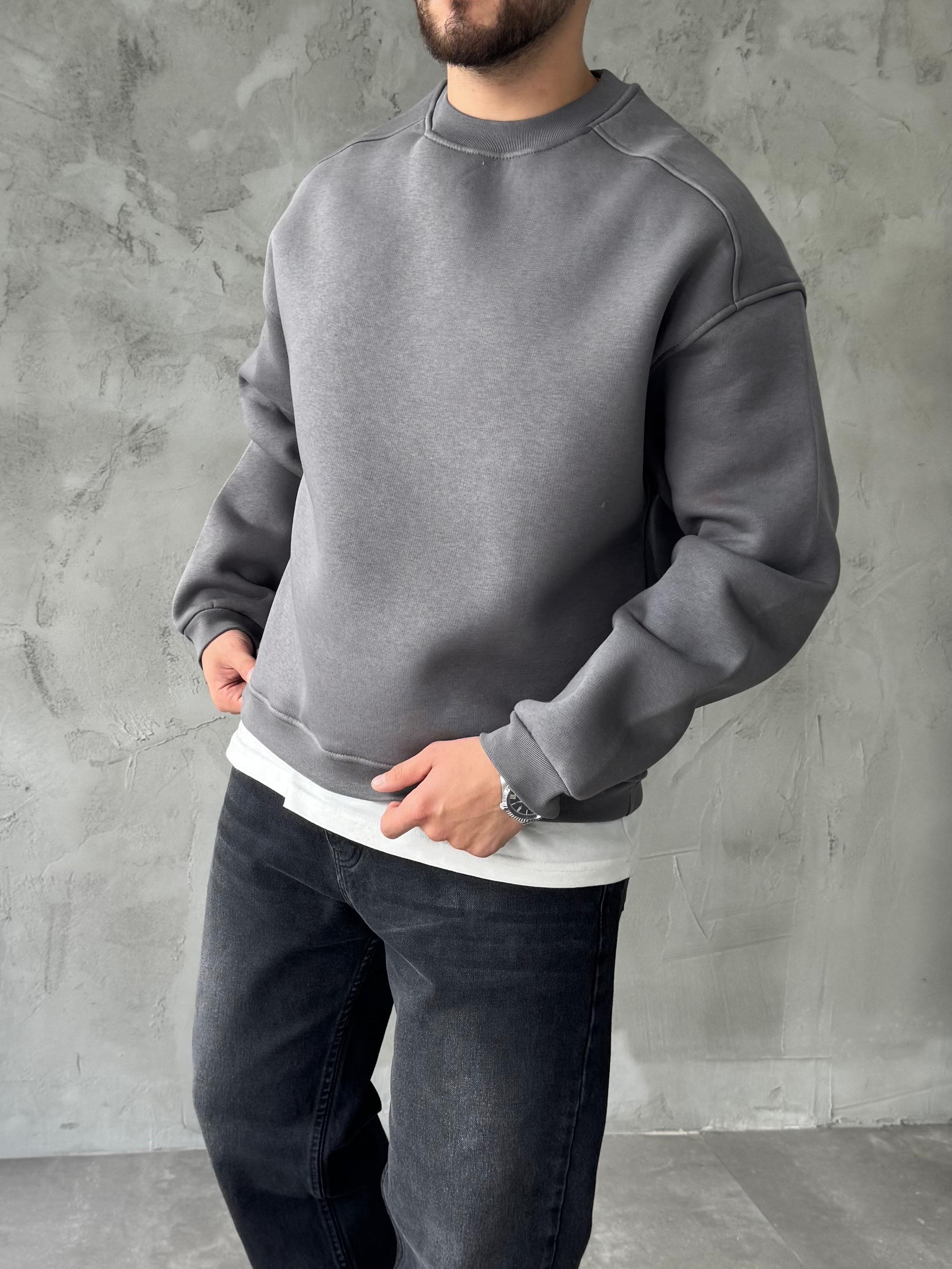 Füme Basic Oversize Premium Sweatshirt