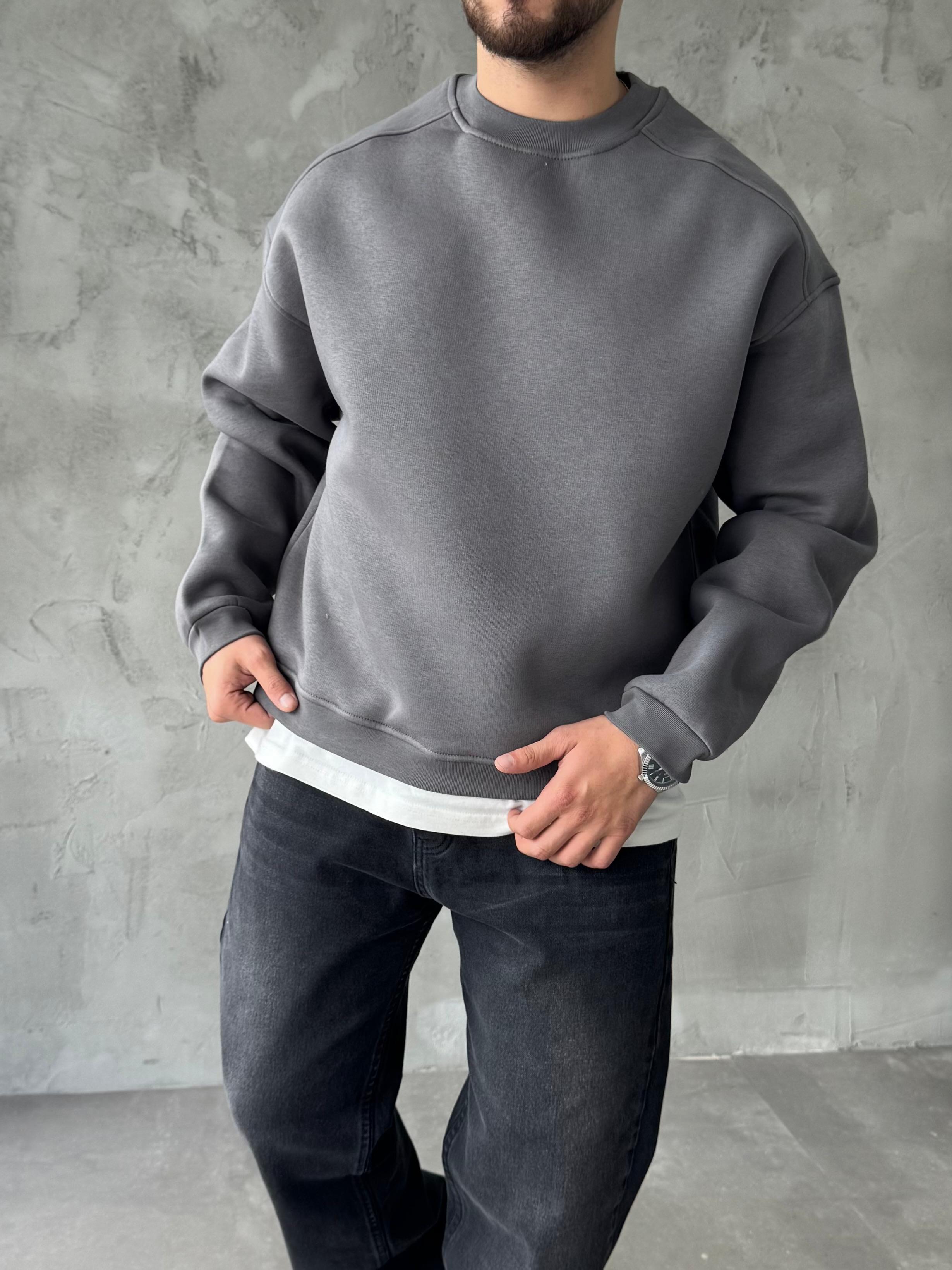 Füme Basic Oversize Premium Sweatshirt
