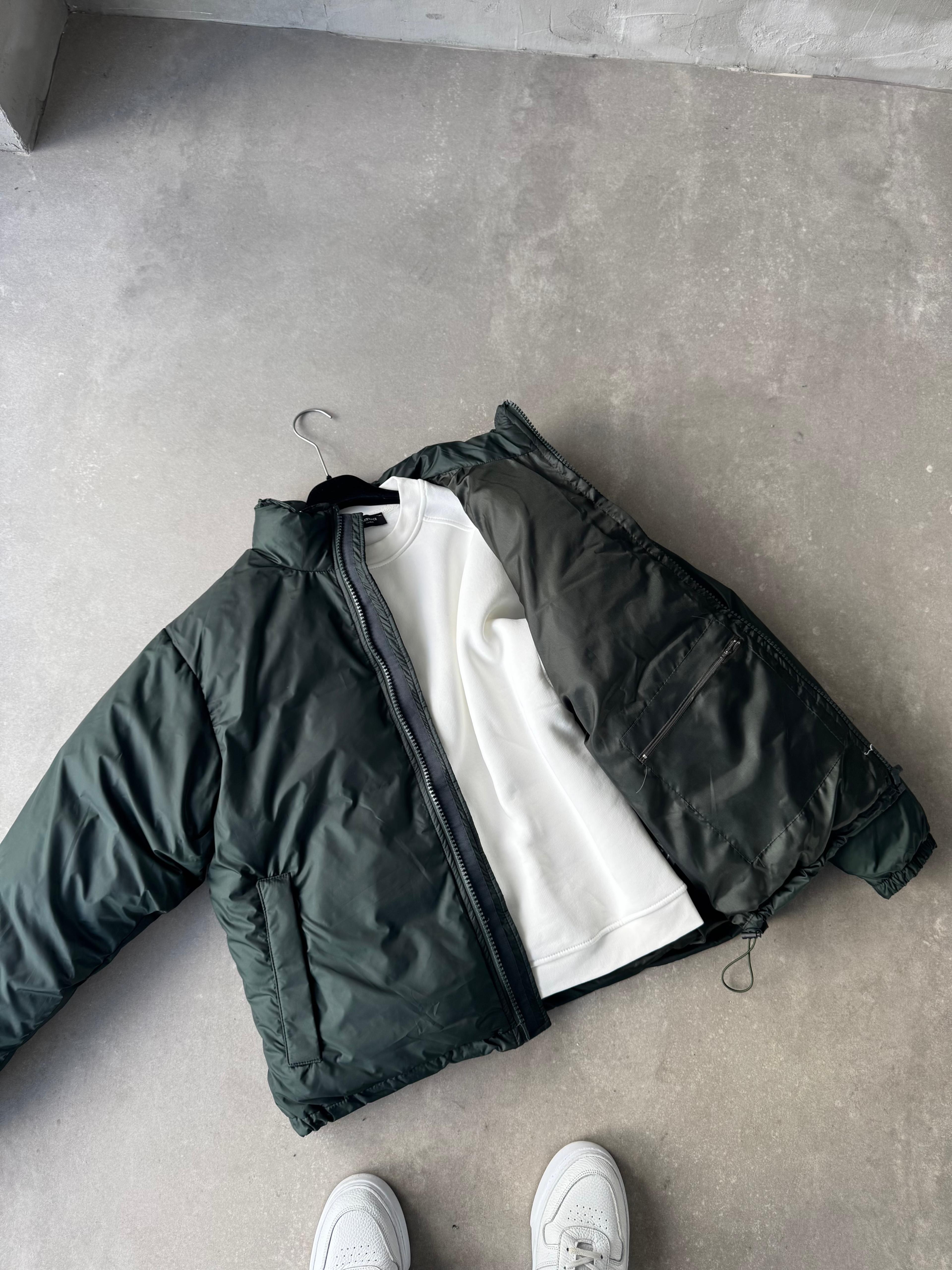 Haki Giesto Basıc Şişme Mont