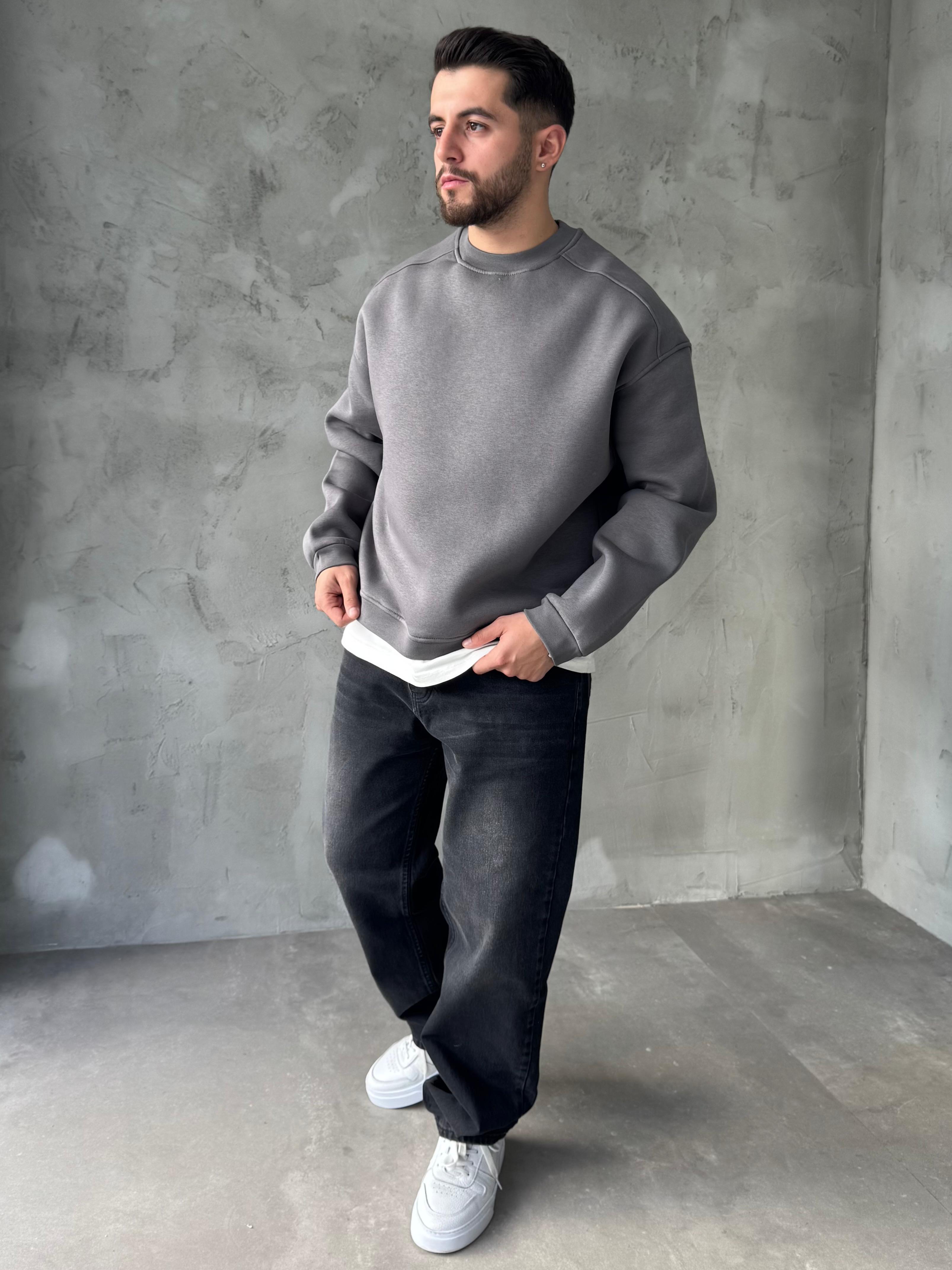 Füme Basic Oversize Premium Sweatshirt