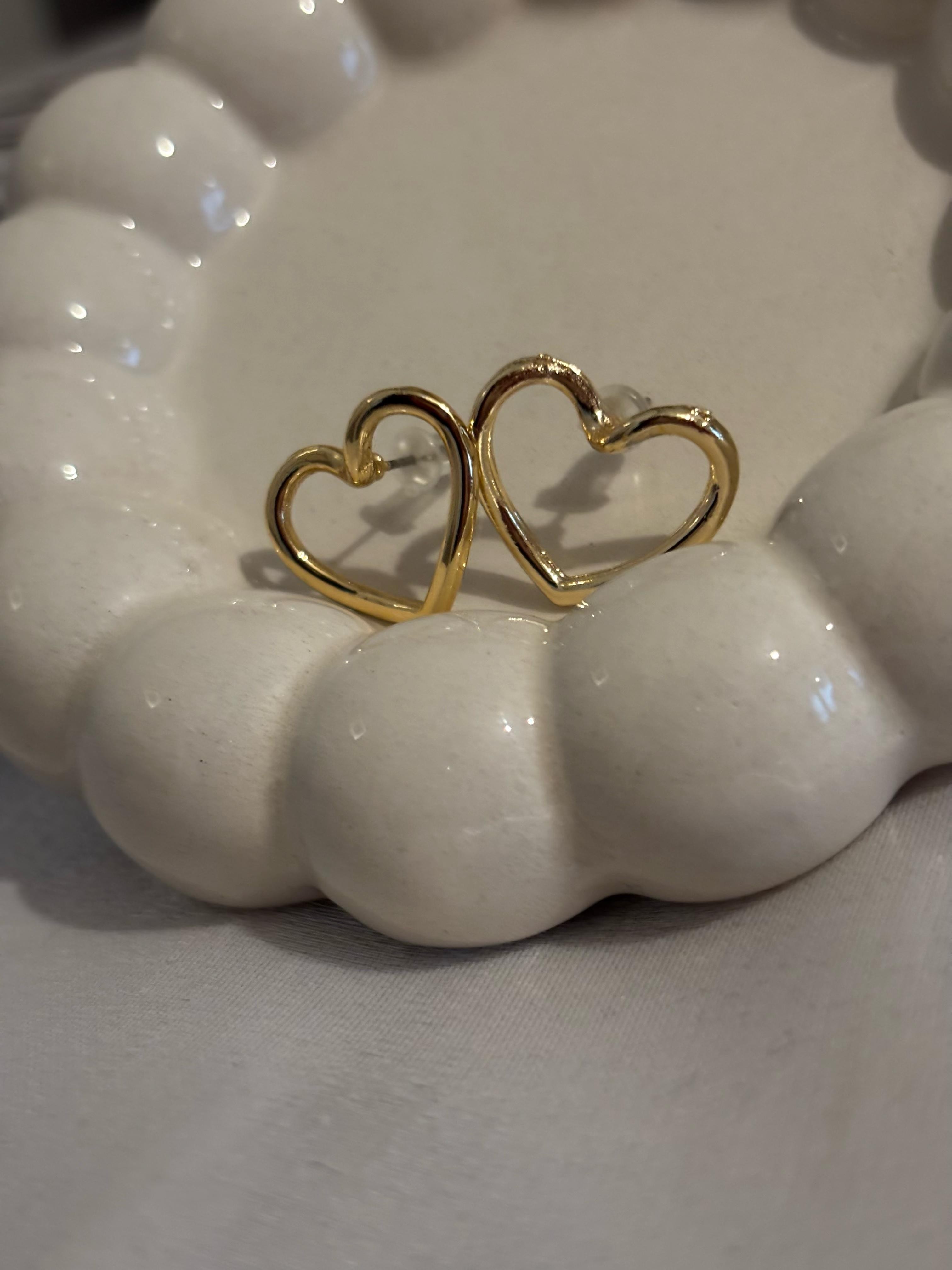 Kalp Gold Küpe
