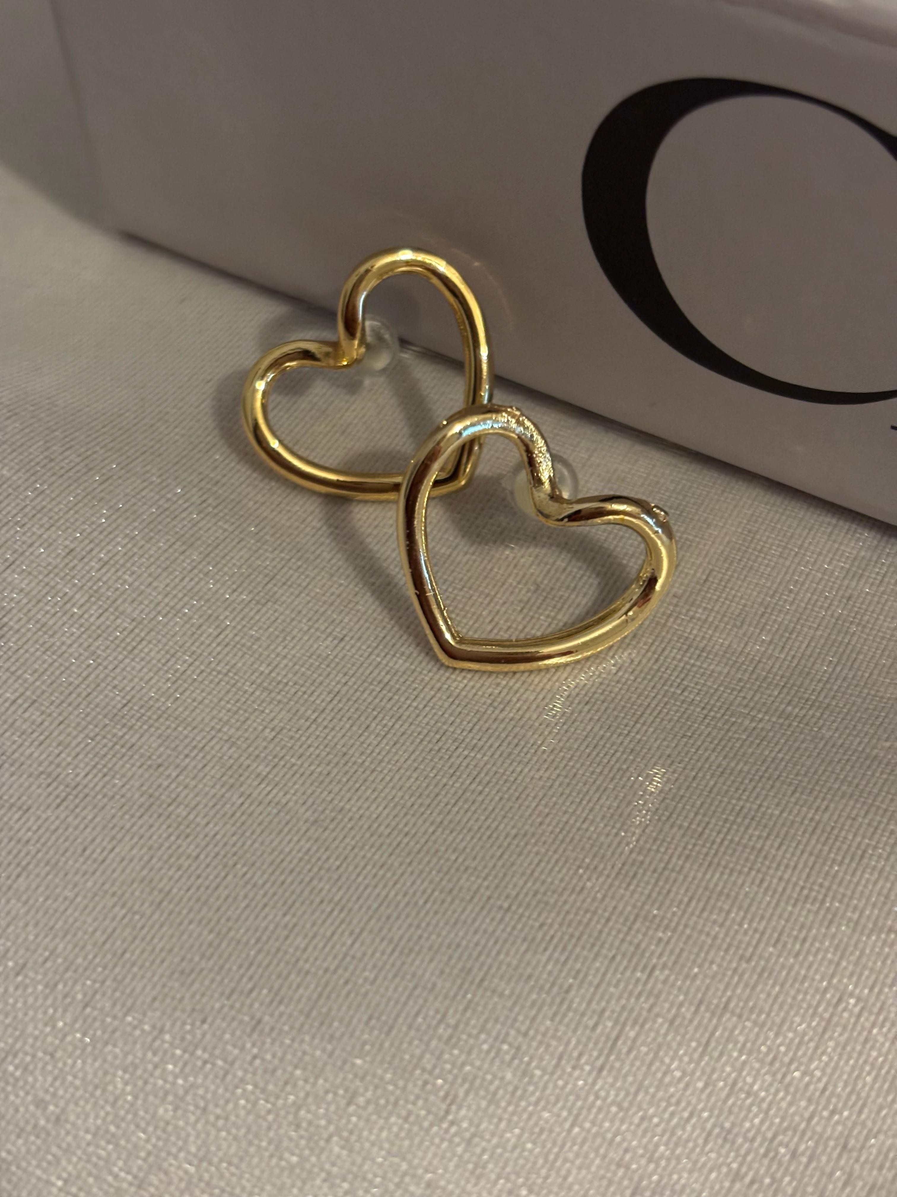 Kalp Gold Küpe