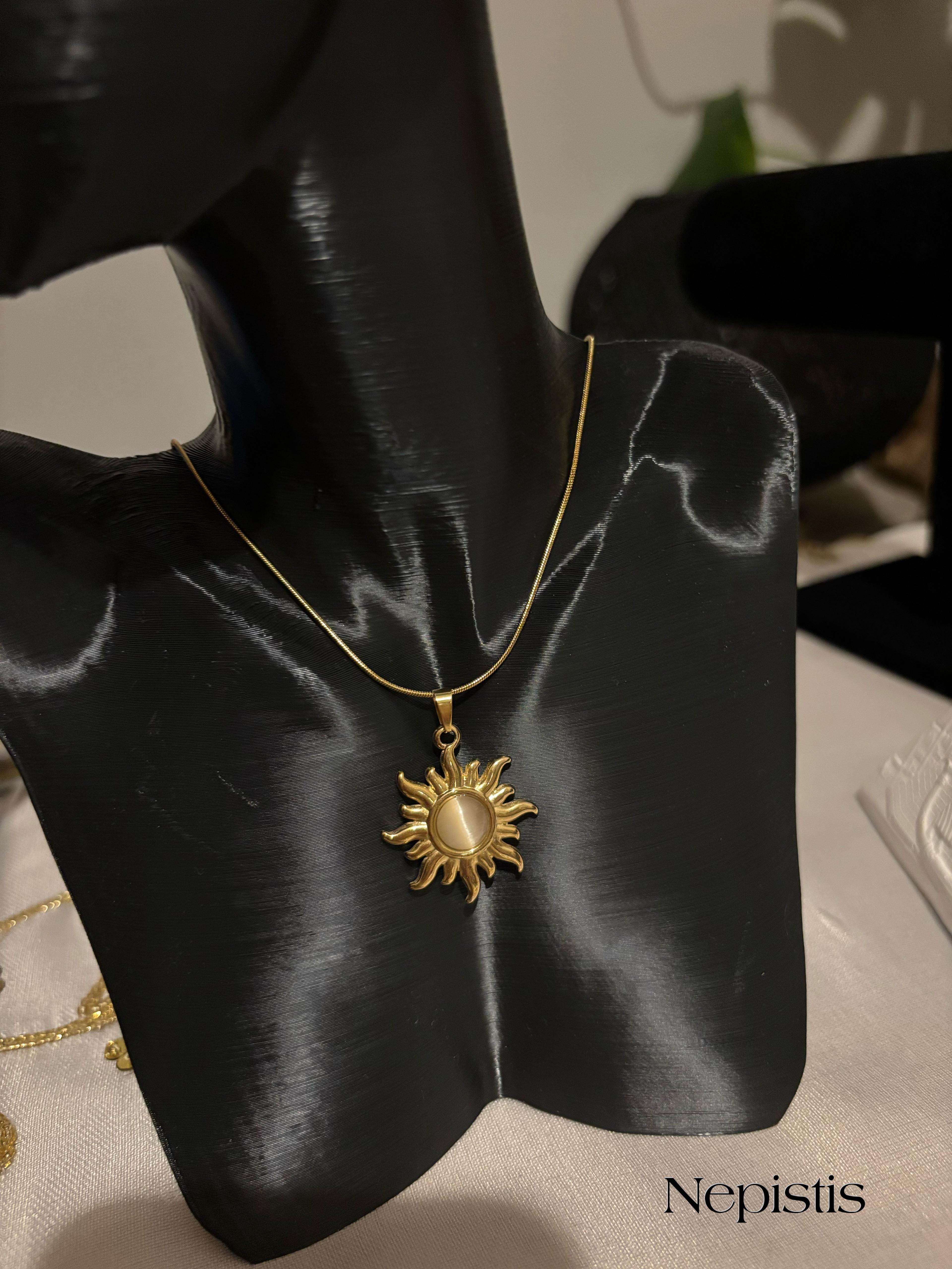 ÇELİK GOLD GÜNEŞ KOLYE