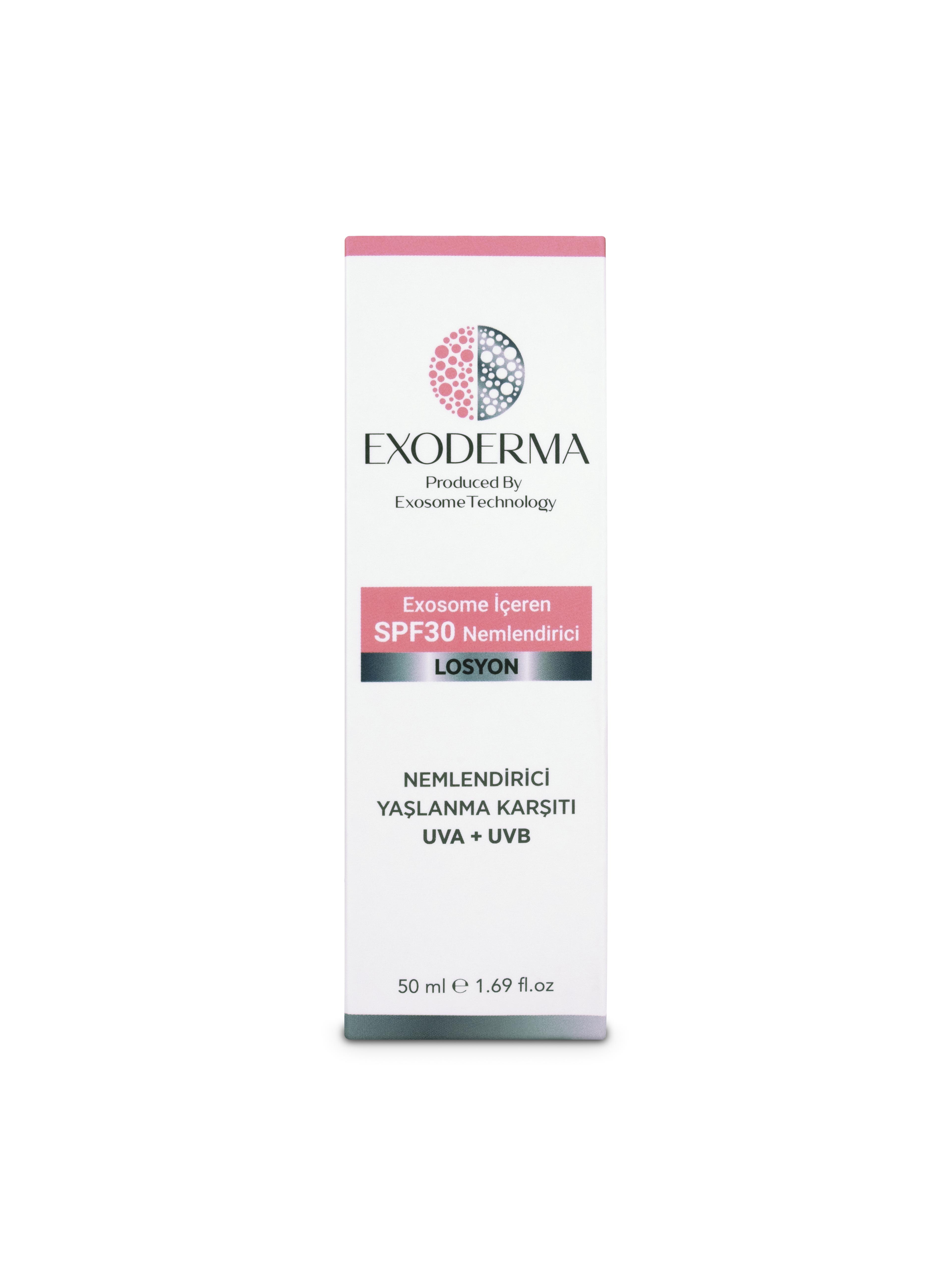 EXODERMA Exosome İçeren SPF30 Nemlendirici Losyon 