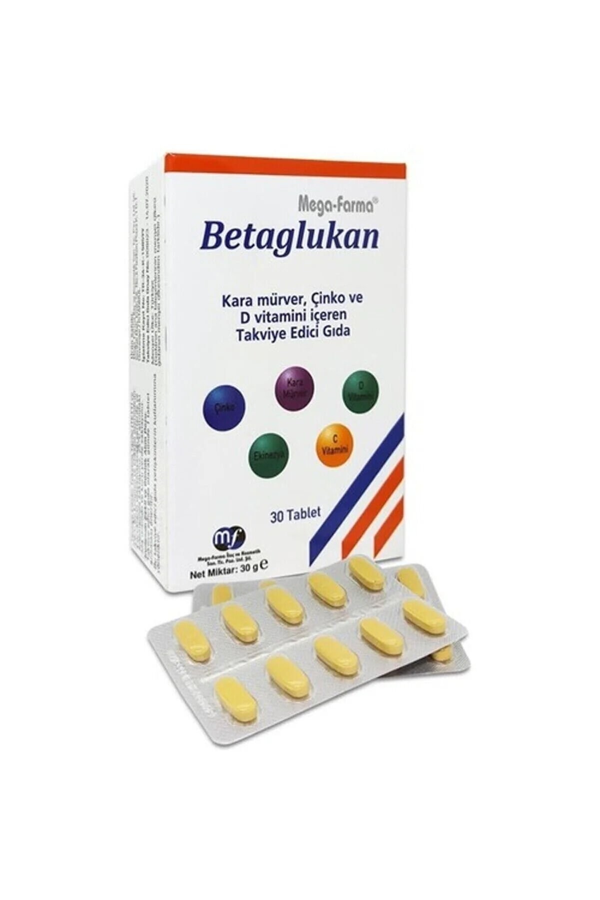 Mega- Farma Betaglukan 30 Tablet