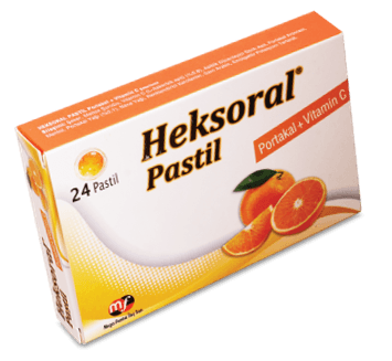 Heksoral Pastil Portakal Vitamin C