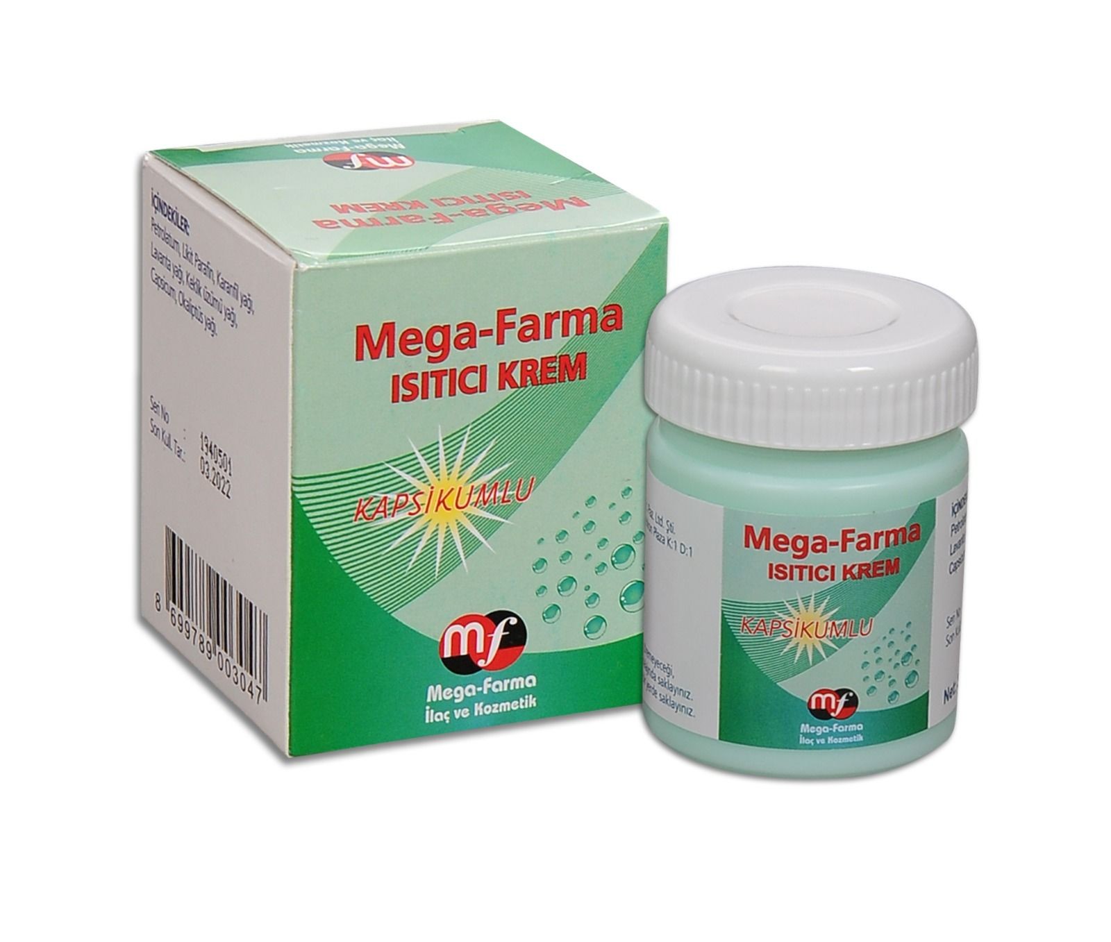 Mega Farma Isıtıcı Krem 37 GR