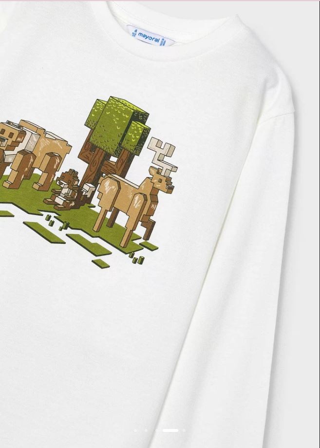 Mayoral Erkek Çocuk Baskılı Sweatshirt  4054