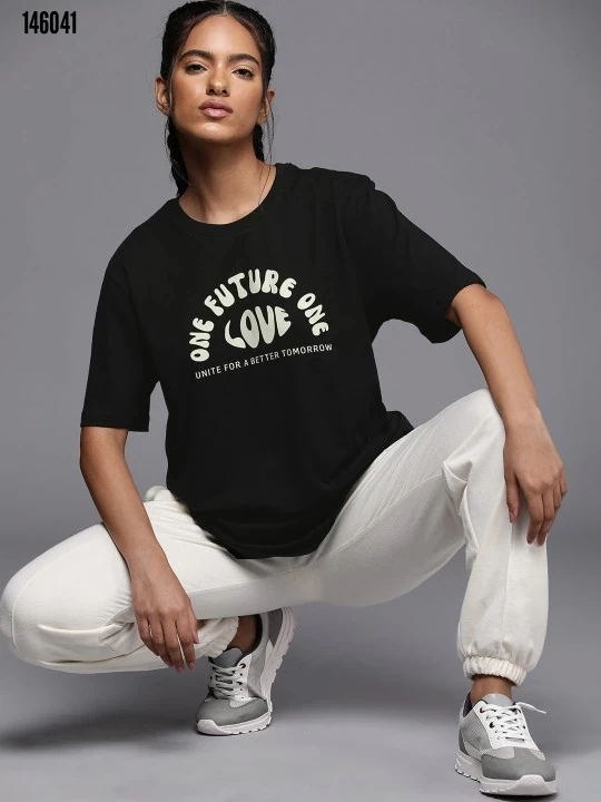 Baskılı Oversize Tshirt 