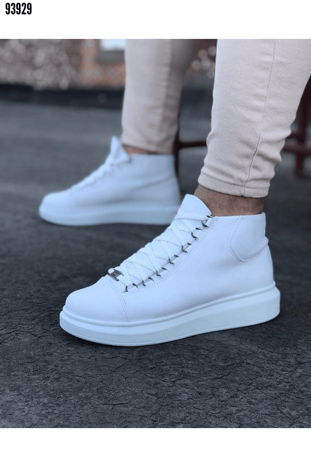 Erkek WG Bağcıklı Sneakers Yarım Bilek Bot
