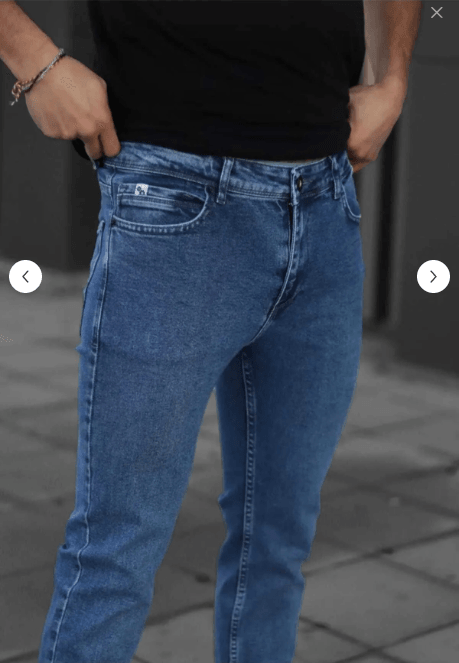 Siyah Likralı Skinny Fit Erkek Jean Erkek Kot Pantolon
