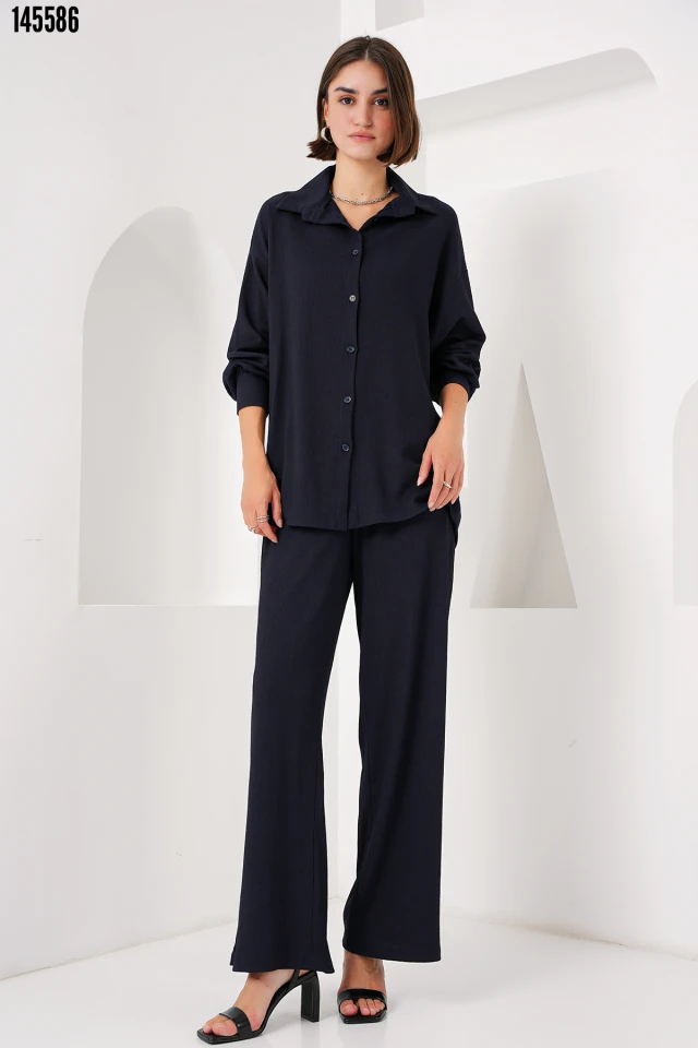 Örme İkili Takım - C.Lacivert