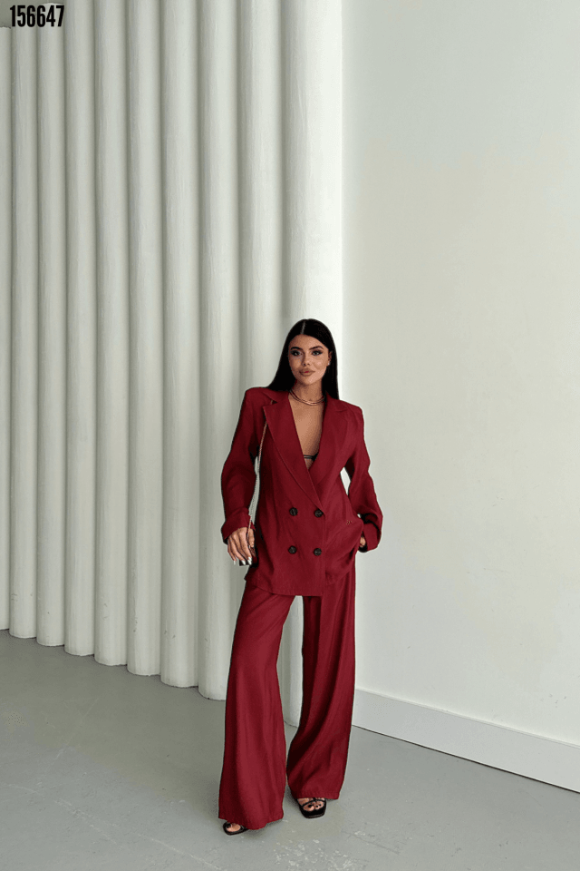 MODAL 4 DÜĞME ASTARSIZ CEKET - PANTOLON TAKIM