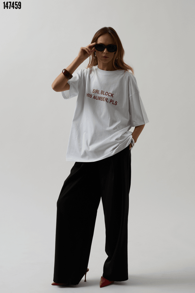 Ön Baskılı Oversize TShirt