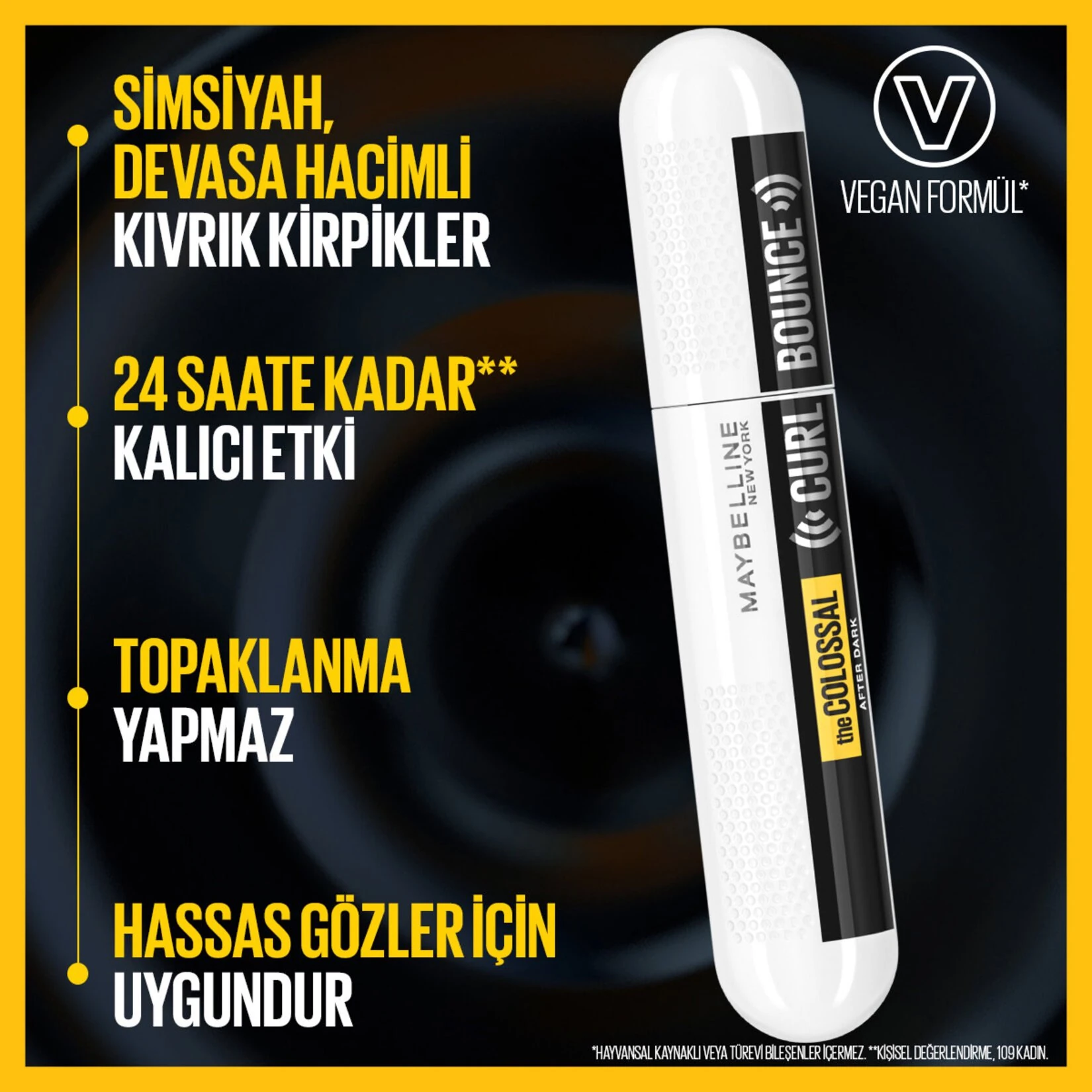 Maybelline New York Maybelline The Colossal Curl Bounce After Dark Maskara