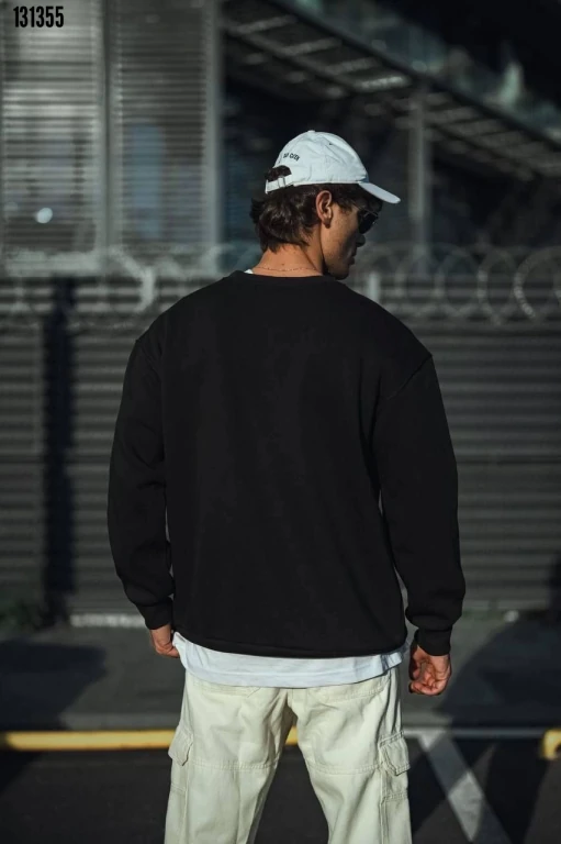 Kışlık Bisiklet Yaka Basic SweatShirt 