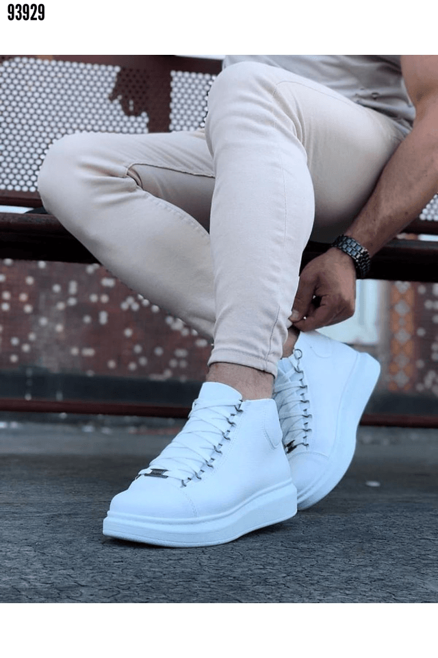 Erkek WG Bağcıklı Sneakers Yarım Bilek Bot