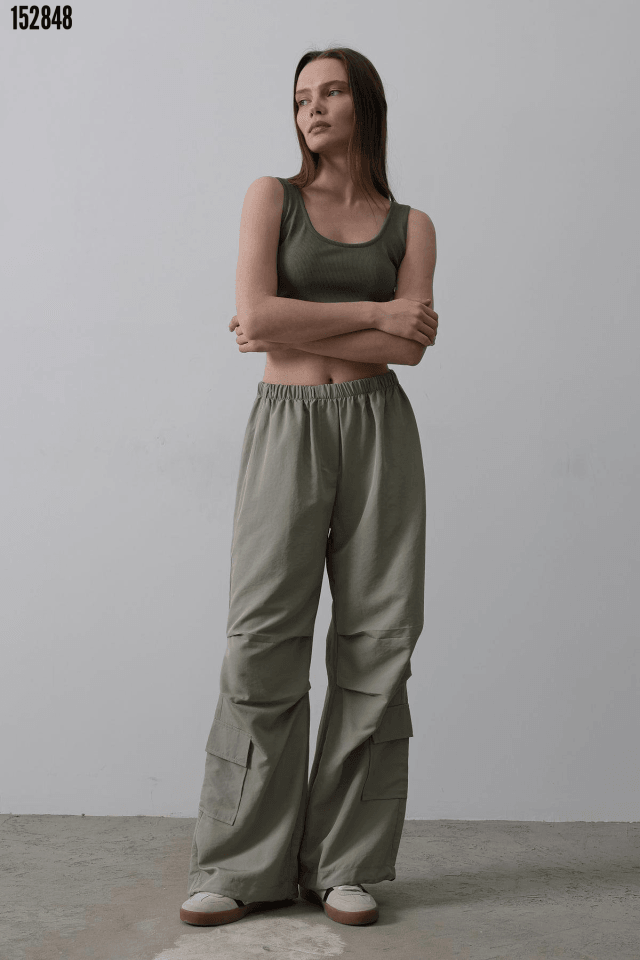 Kadın Trend Paraşüt Cargo Pantolon 