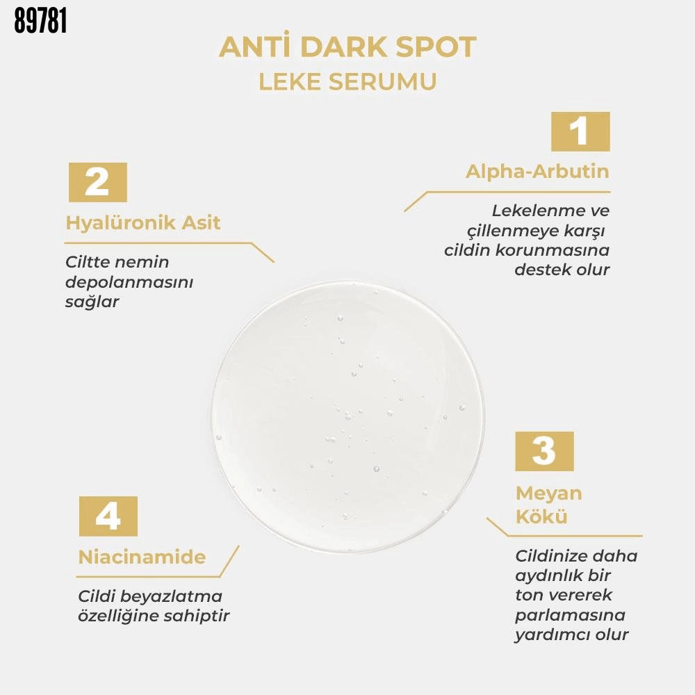Sinoz Koyu Leke Karşıtı Arbutin Cilt Serumu 30 ML