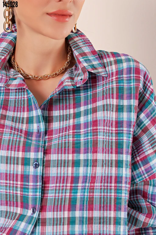 Oversize Uzun Basic Gömlek