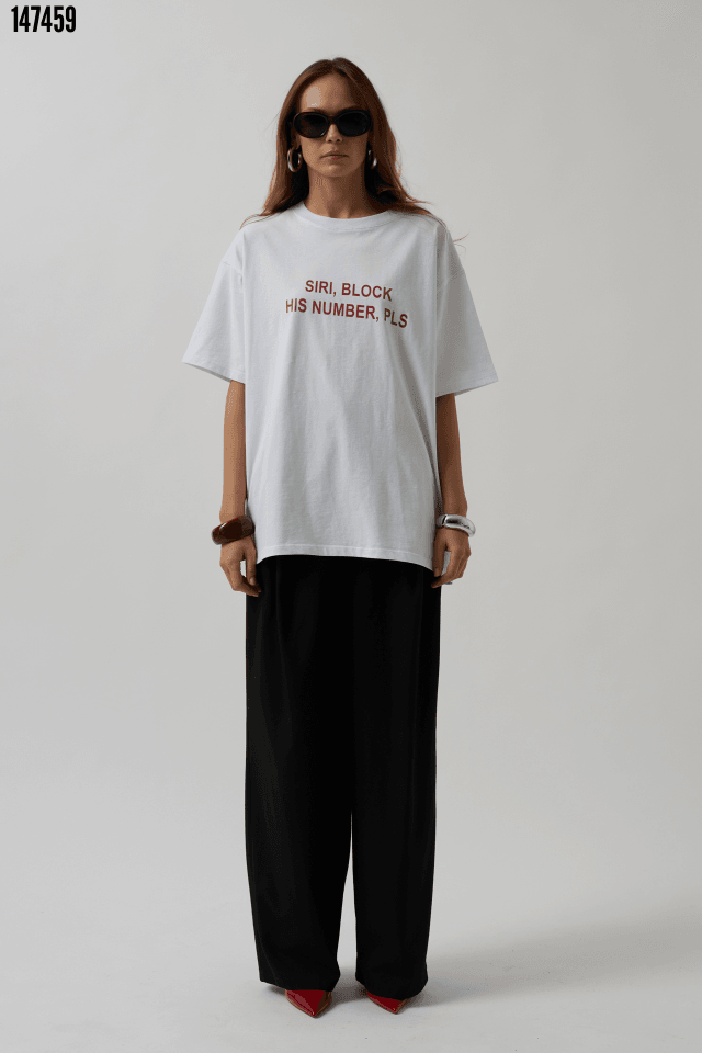 Ön Baskılı Oversize TShirt